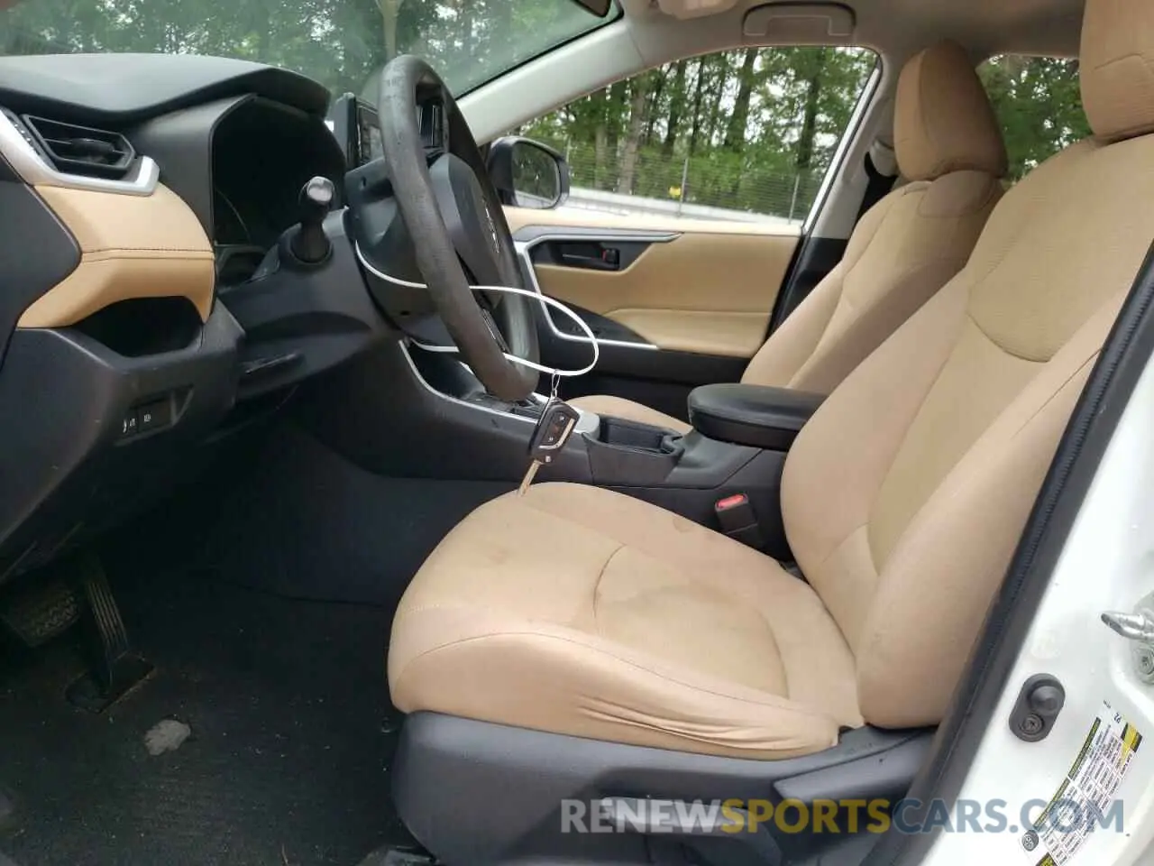 7 fotografías del automóvil dañado 2T3H1RFV5KW057543 TOYOTA RAV4 2019
