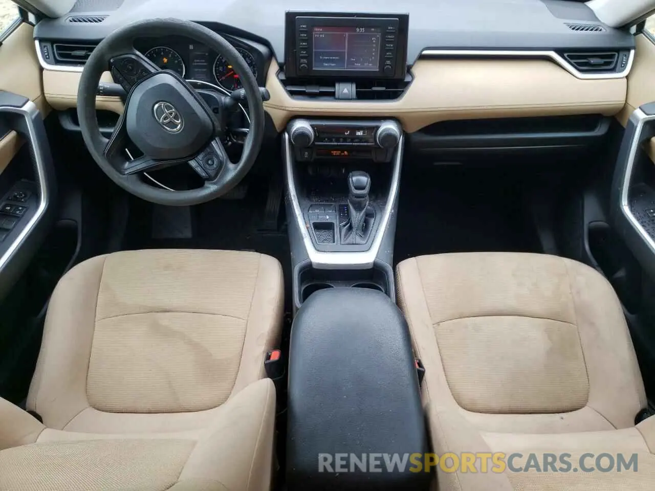 8 fotografías del automóvil dañado 2T3H1RFV5KW057543 TOYOTA RAV4 2019