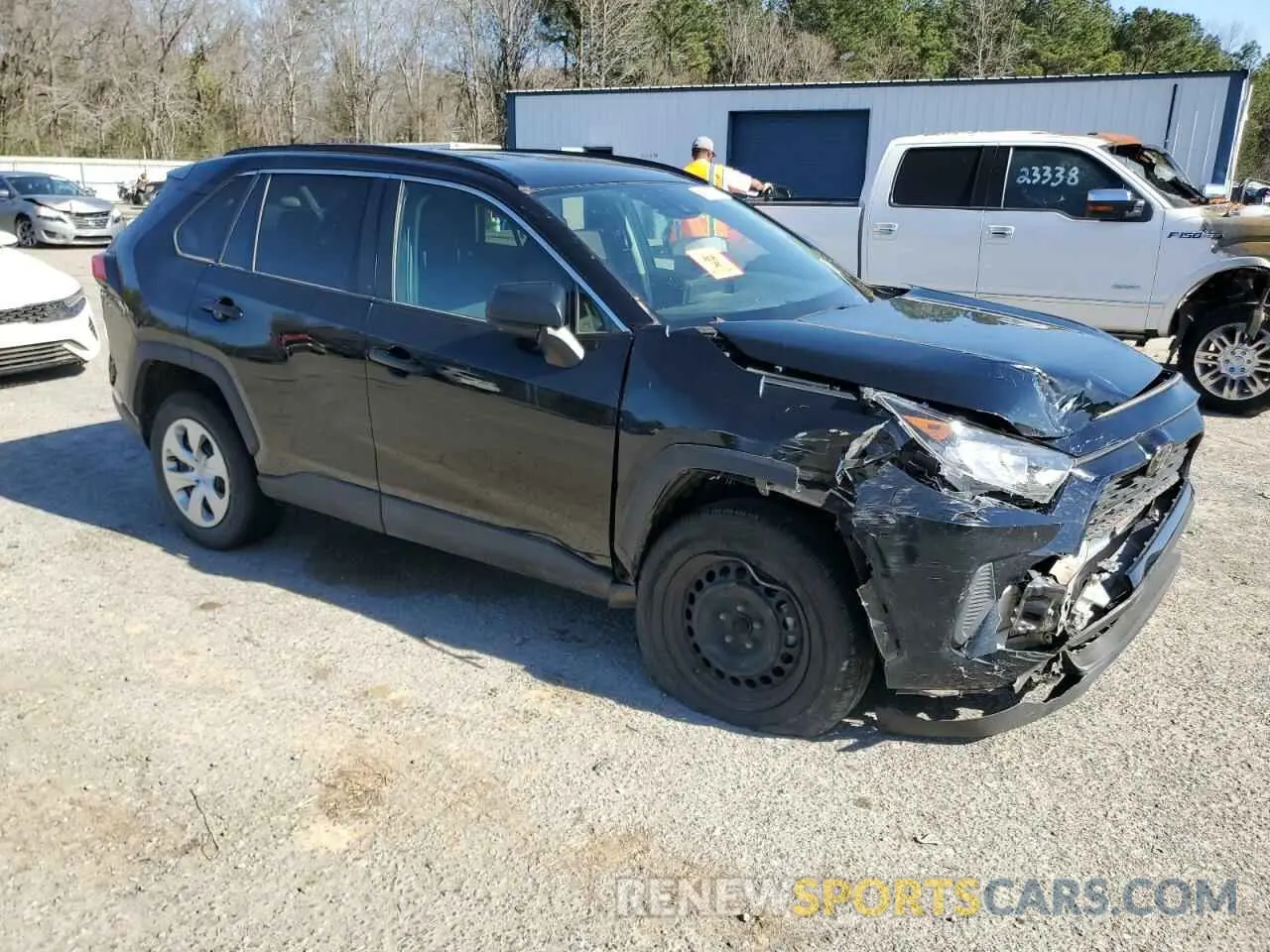 4 fotografías del automóvil dañado 2T3H1RFV6KC020390 TOYOTA RAV4 2019