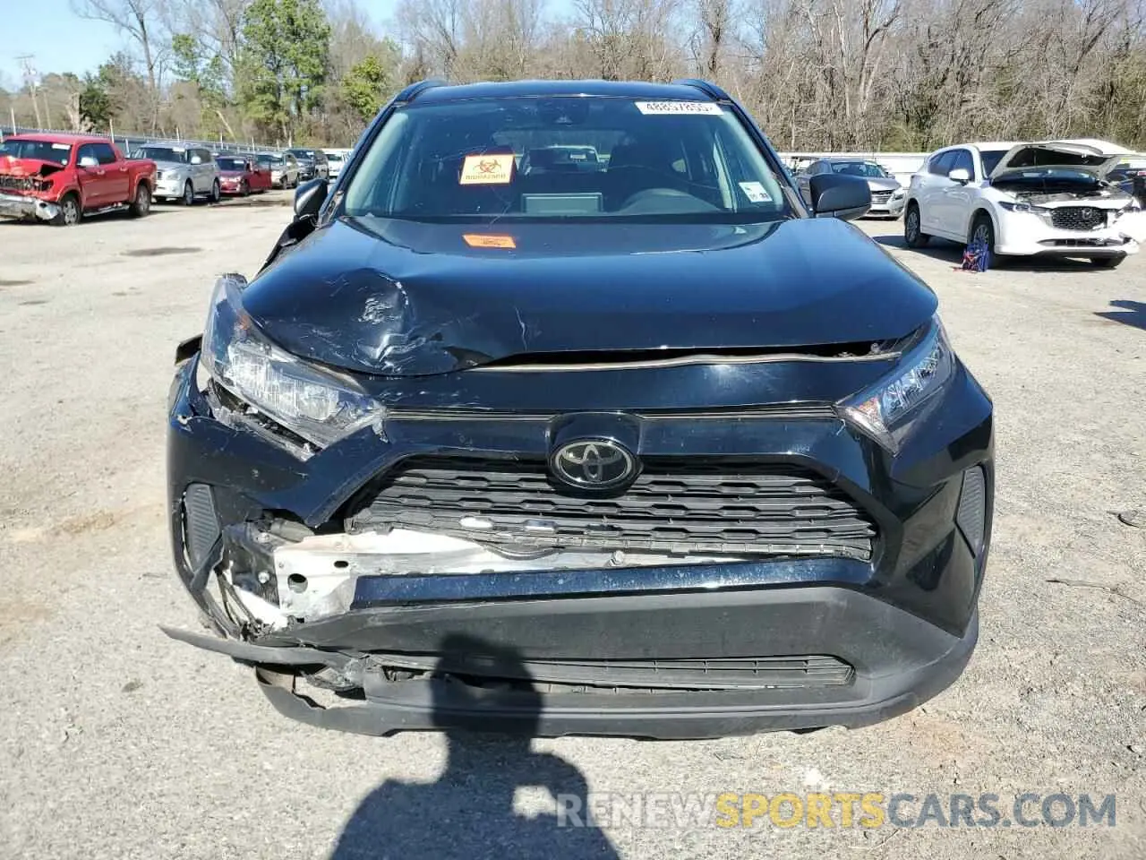 5 fotografías del automóvil dañado 2T3H1RFV6KC020390 TOYOTA RAV4 2019
