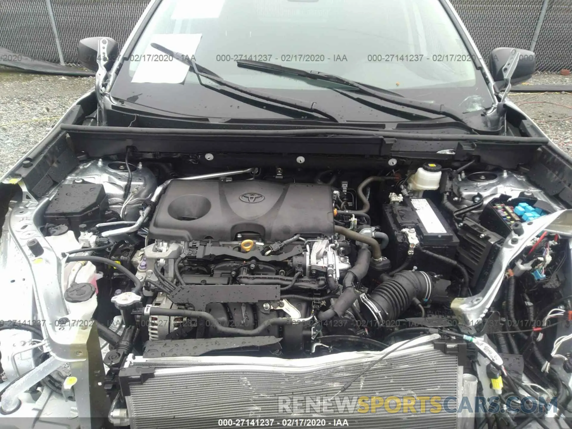 10 fotografías del automóvil dañado 2T3H1RFV6KC030482 TOYOTA RAV4 2019