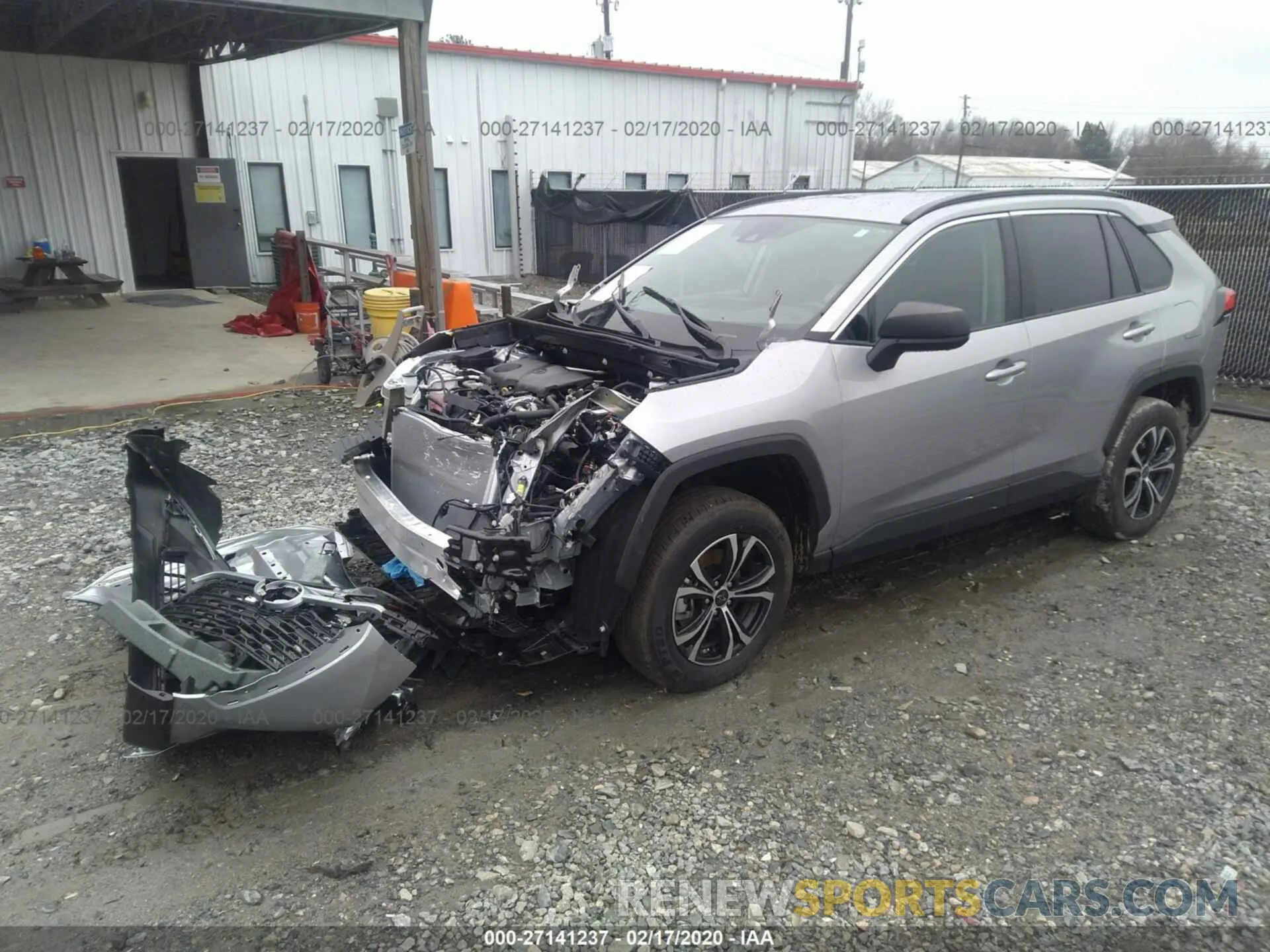 2 fotografías del automóvil dañado 2T3H1RFV6KC030482 TOYOTA RAV4 2019