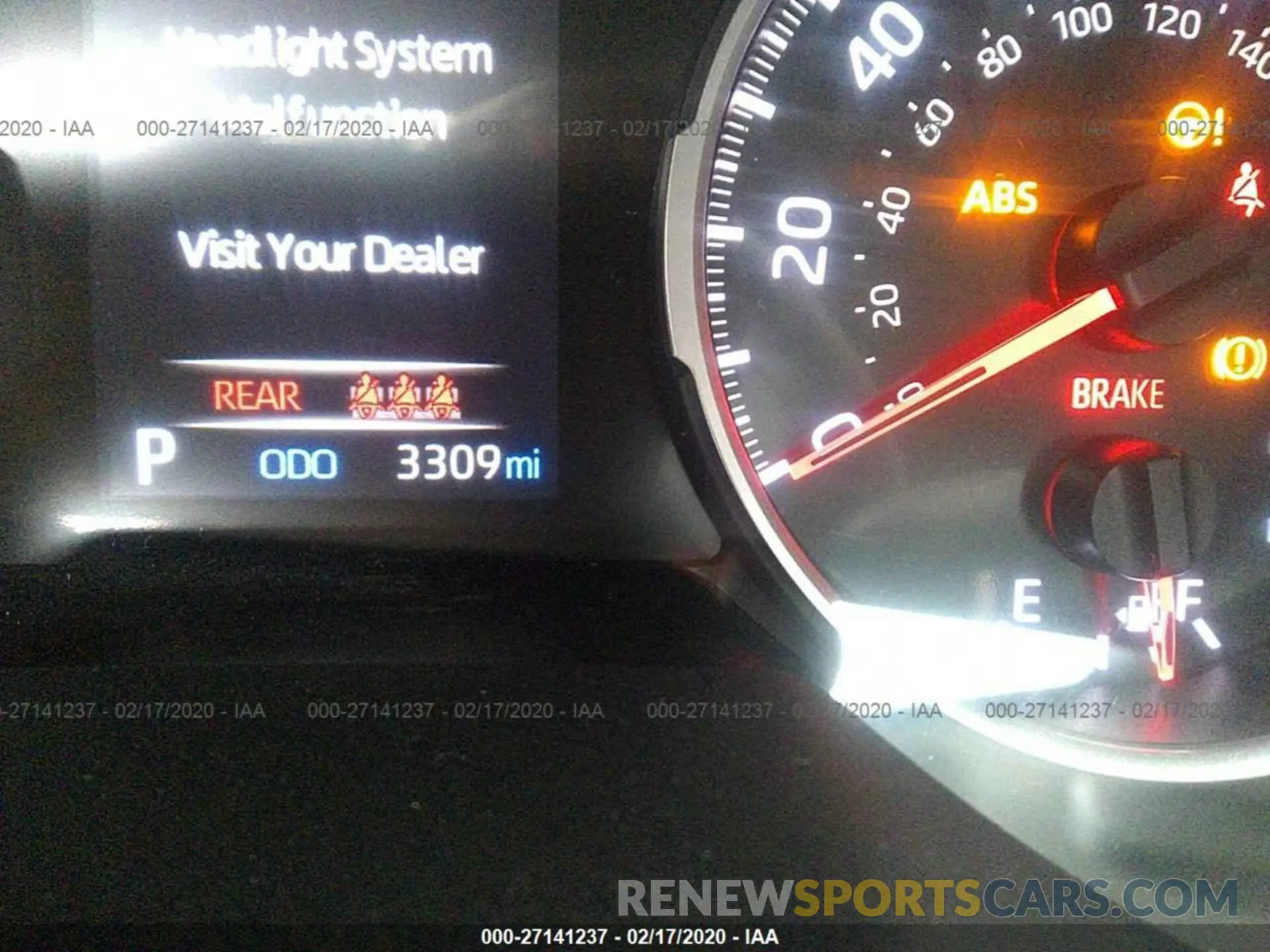 7 fotografías del automóvil dañado 2T3H1RFV6KC030482 TOYOTA RAV4 2019