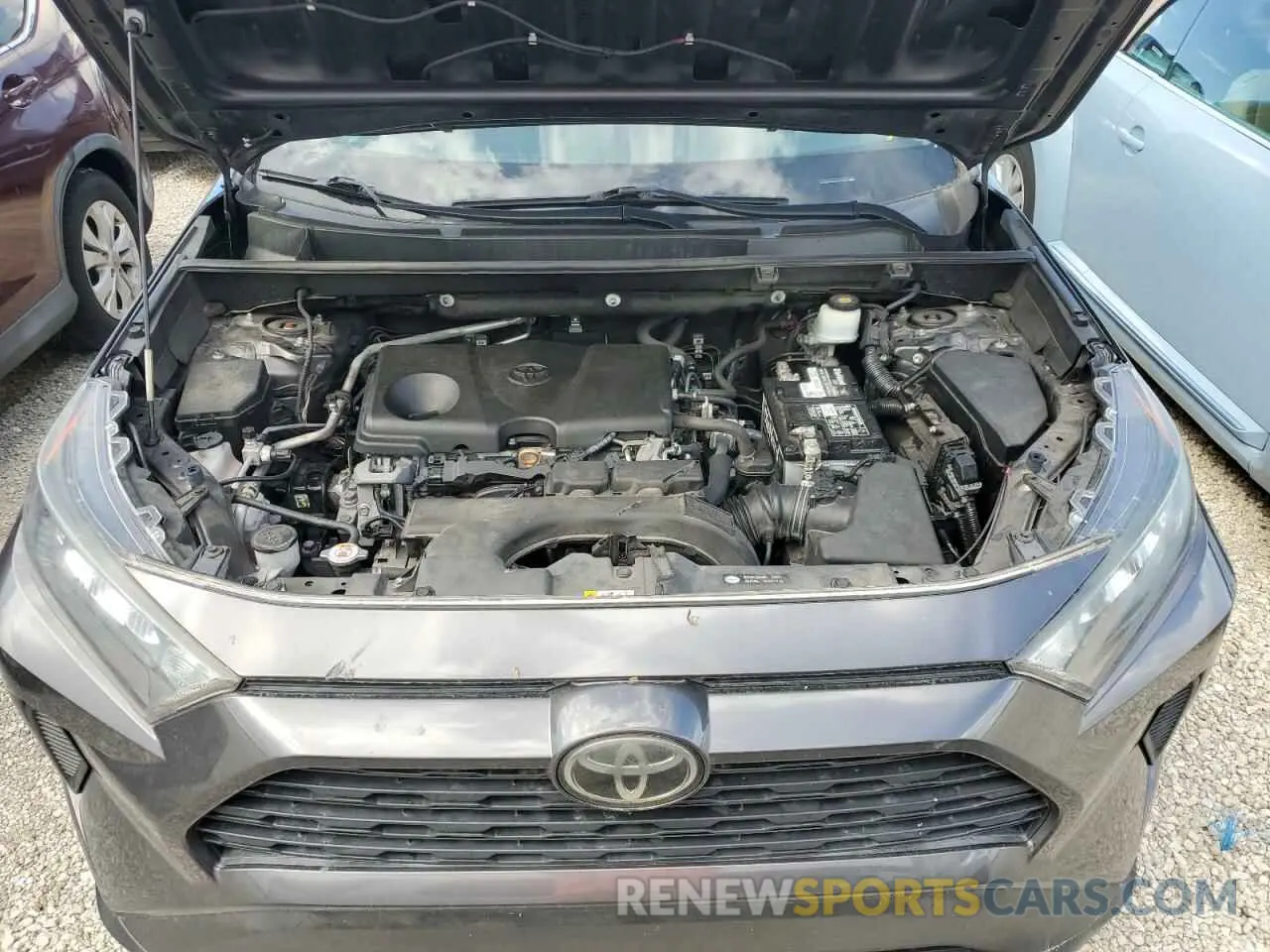 11 fotografías del automóvil dañado 2T3H1RFV6KW006519 TOYOTA RAV4 2019