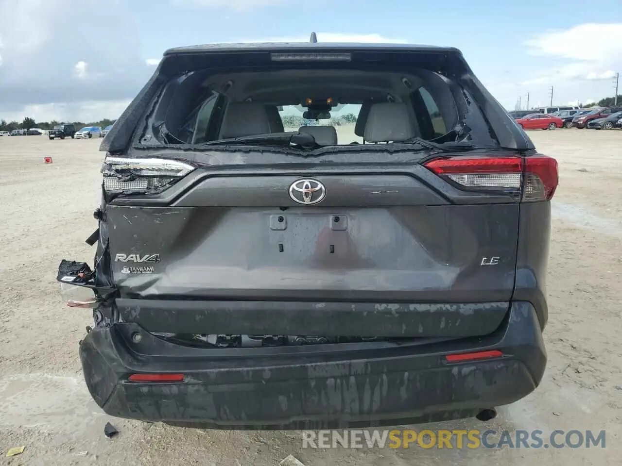 6 fotografías del automóvil dañado 2T3H1RFV6KW006519 TOYOTA RAV4 2019