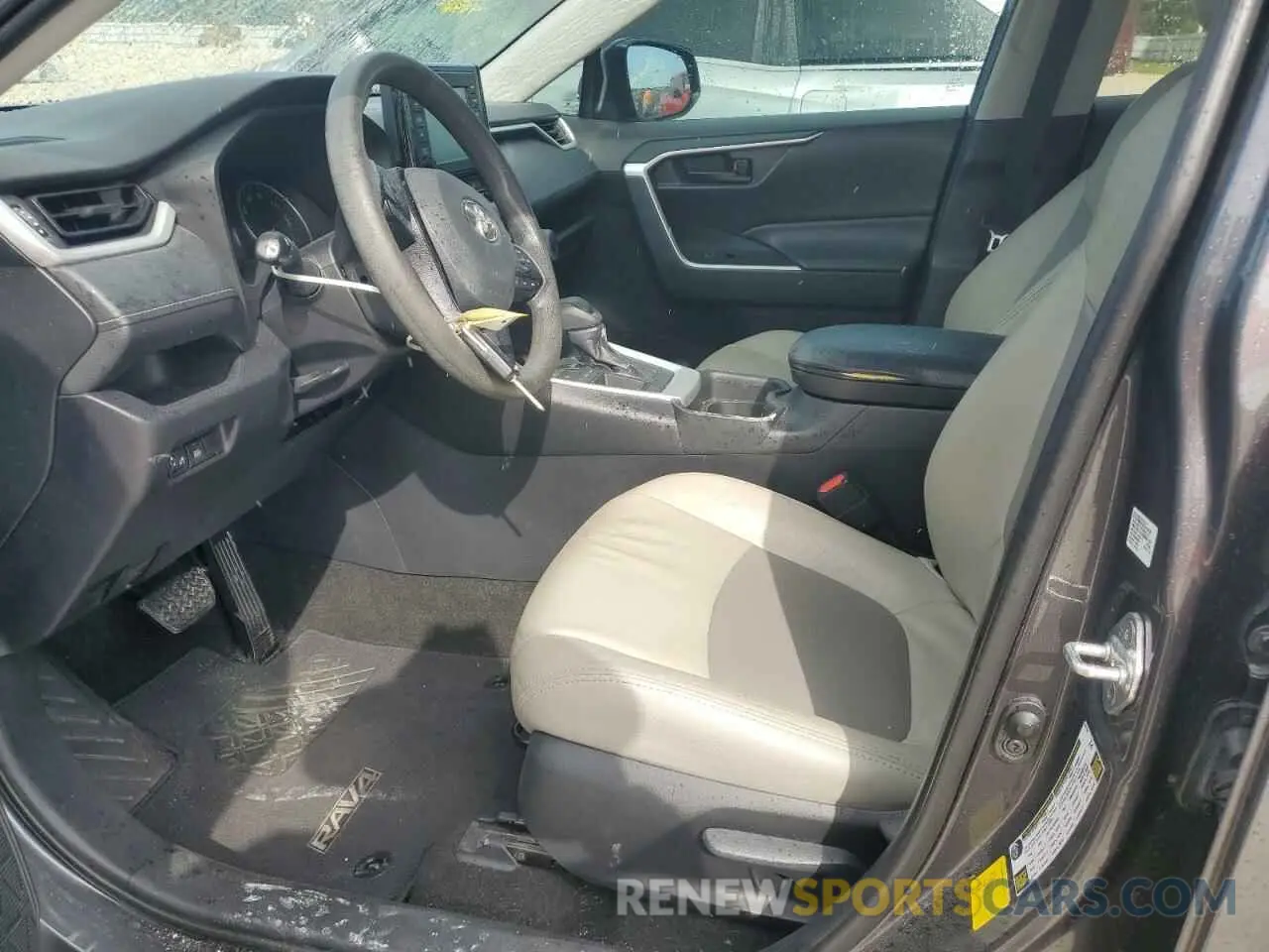 7 fotografías del automóvil dañado 2T3H1RFV6KW006519 TOYOTA RAV4 2019