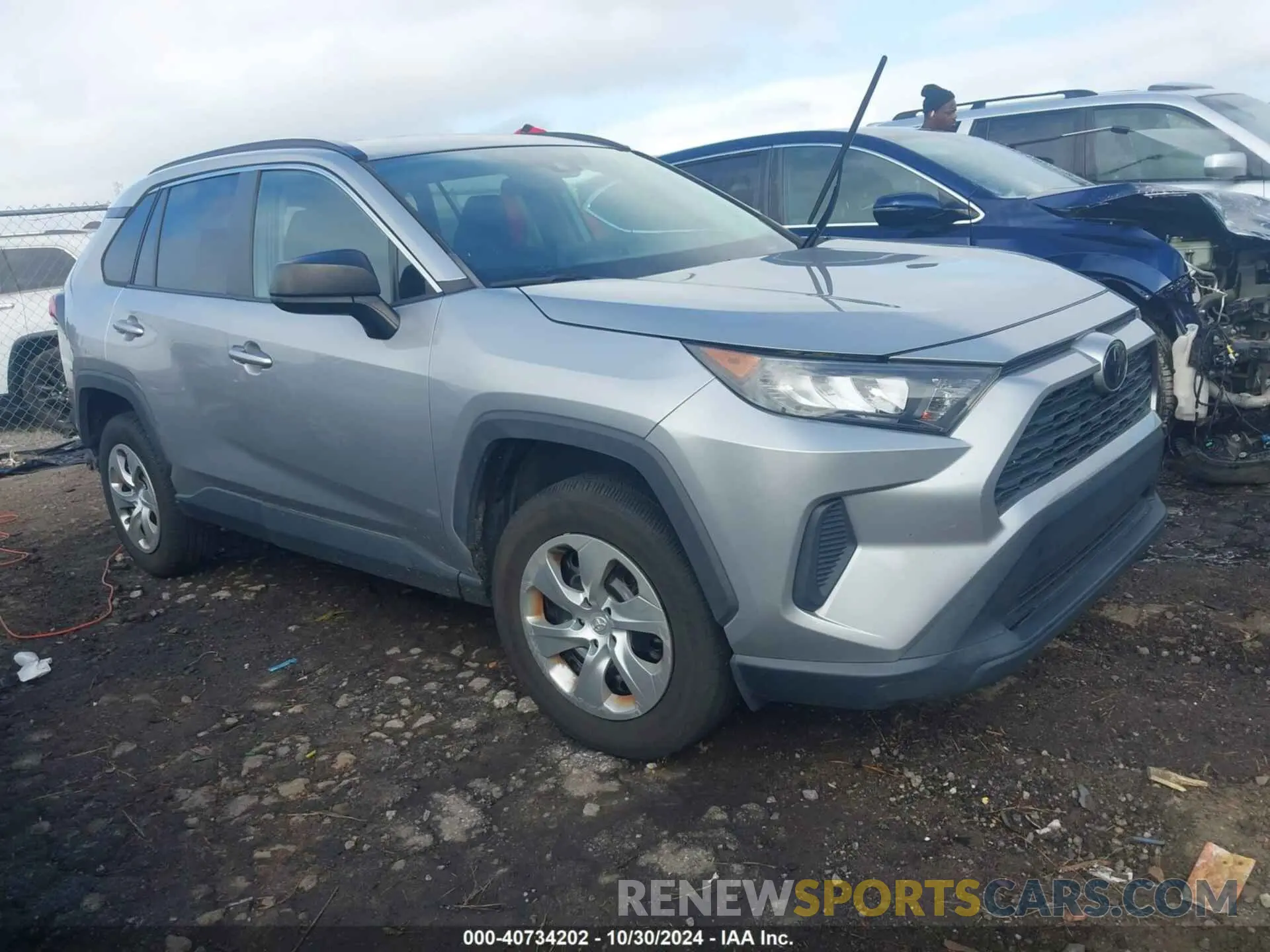 1 fotografías del automóvil dañado 2T3H1RFV6KW037544 TOYOTA RAV4 2019