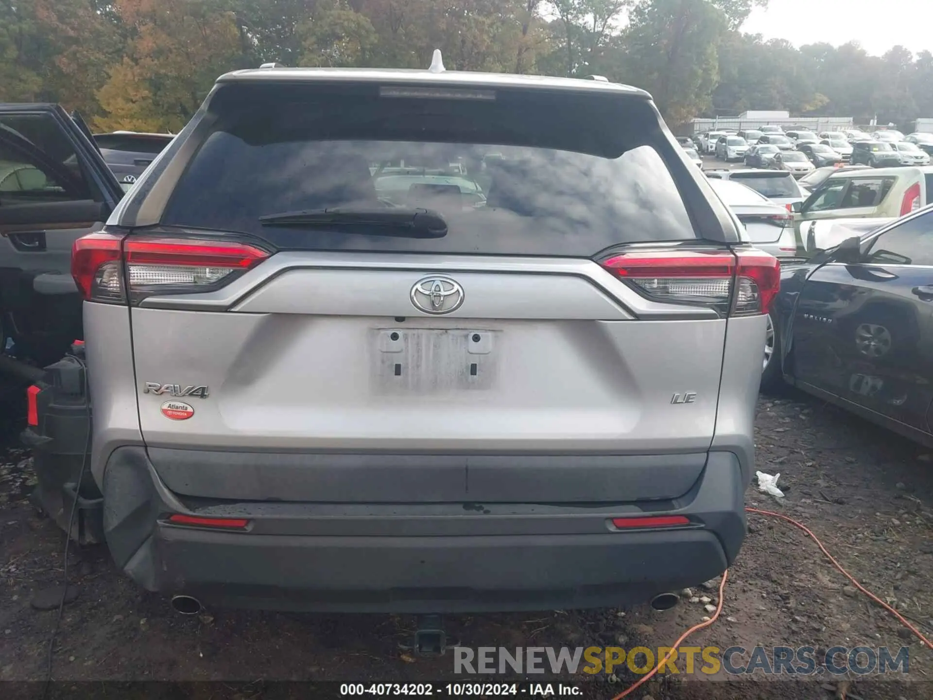 16 fotografías del automóvil dañado 2T3H1RFV6KW037544 TOYOTA RAV4 2019