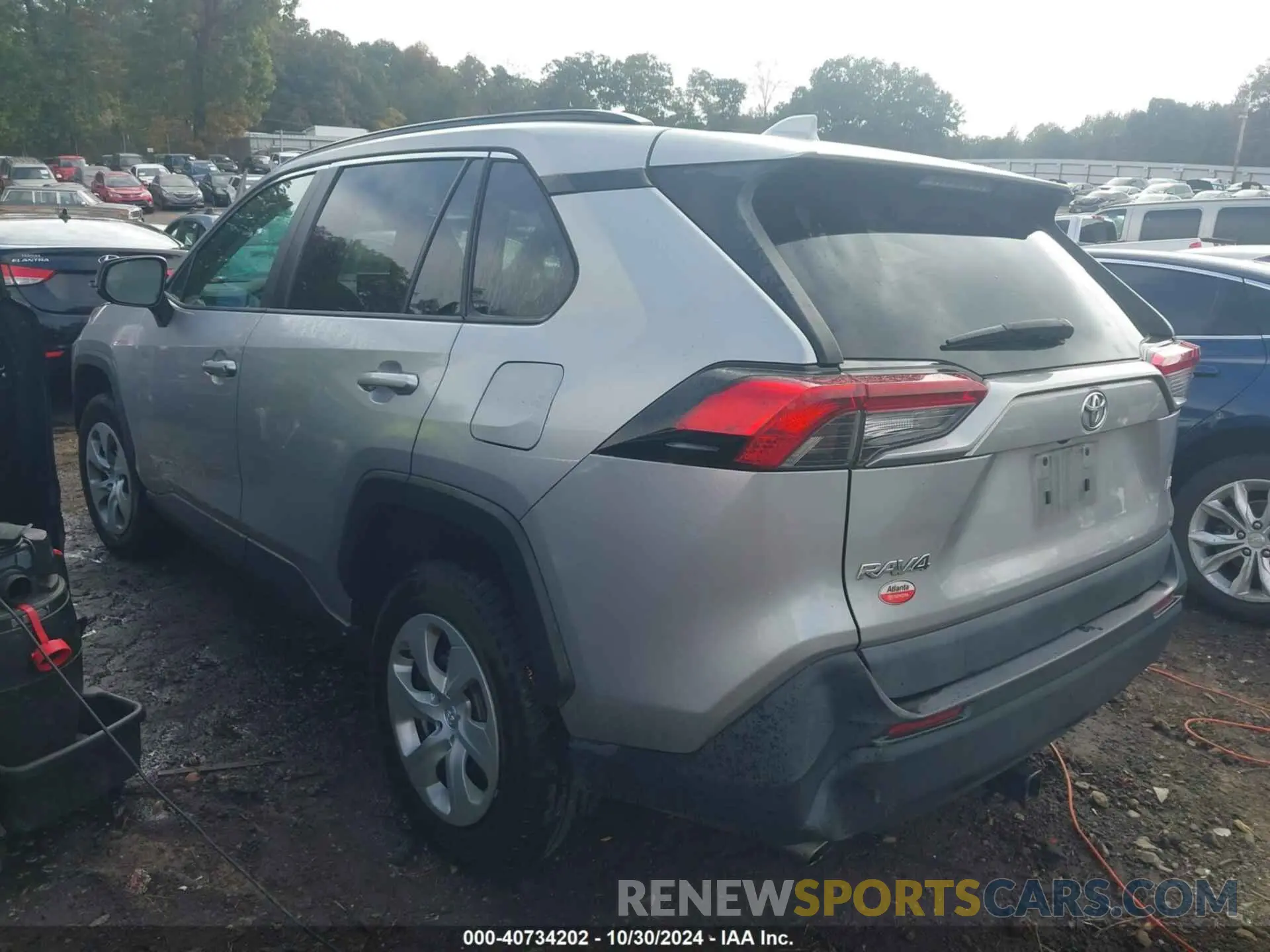 3 fotografías del automóvil dañado 2T3H1RFV6KW037544 TOYOTA RAV4 2019