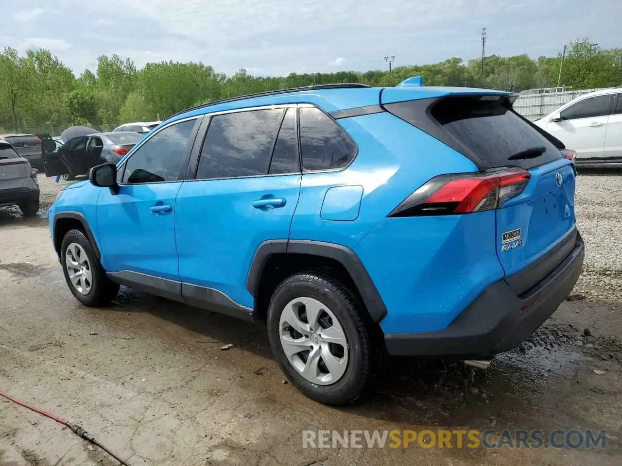 2 fotografías del automóvil dañado 2T3H1RFV6KW038015 TOYOTA RAV4 2019