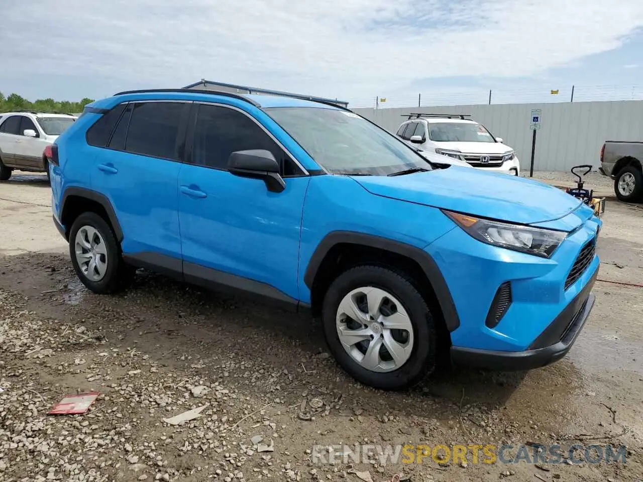 4 fotografías del automóvil dañado 2T3H1RFV6KW038015 TOYOTA RAV4 2019