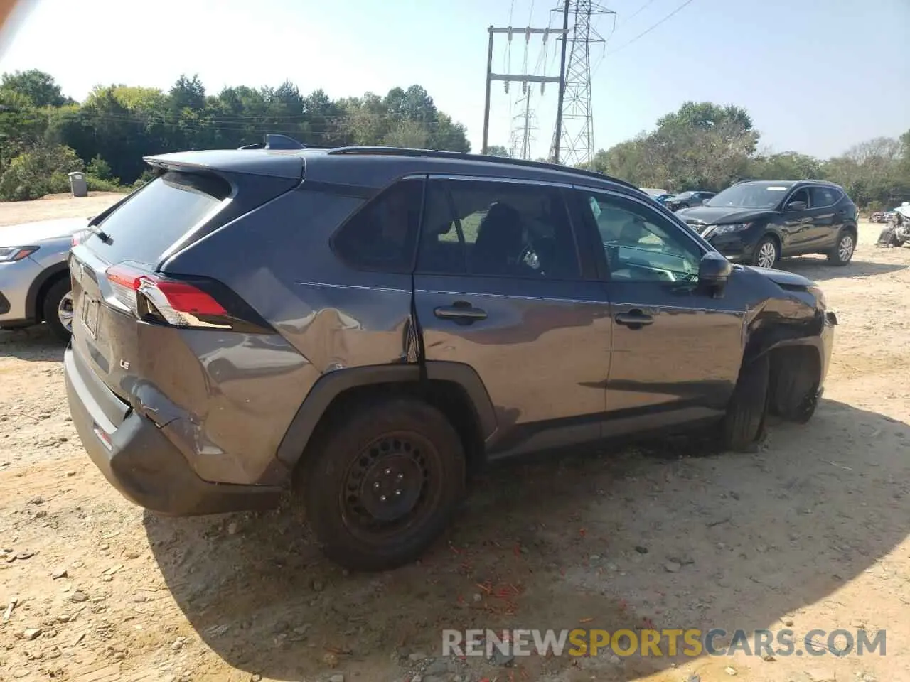 3 fotografías del automóvil dañado 2T3H1RFV6KW045367 TOYOTA RAV4 2019