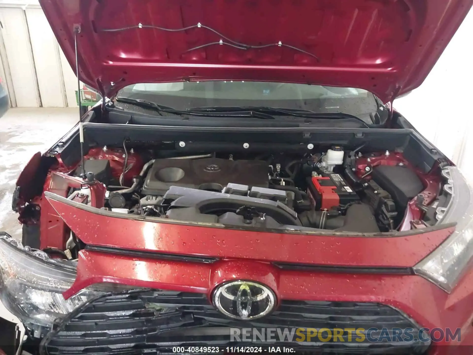 10 fotografías del automóvil dañado 2T3H1RFV6KW046955 TOYOTA RAV4 2019