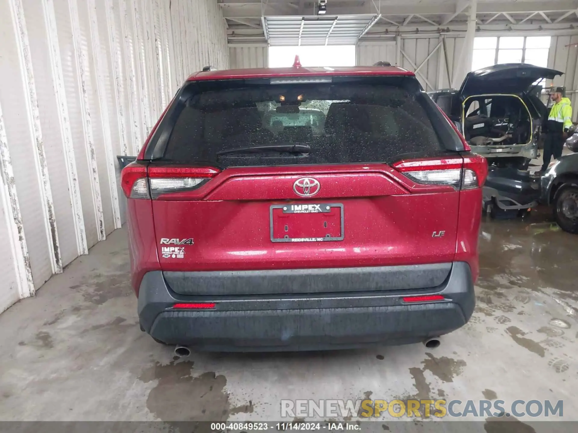 16 fotografías del automóvil dañado 2T3H1RFV6KW046955 TOYOTA RAV4 2019