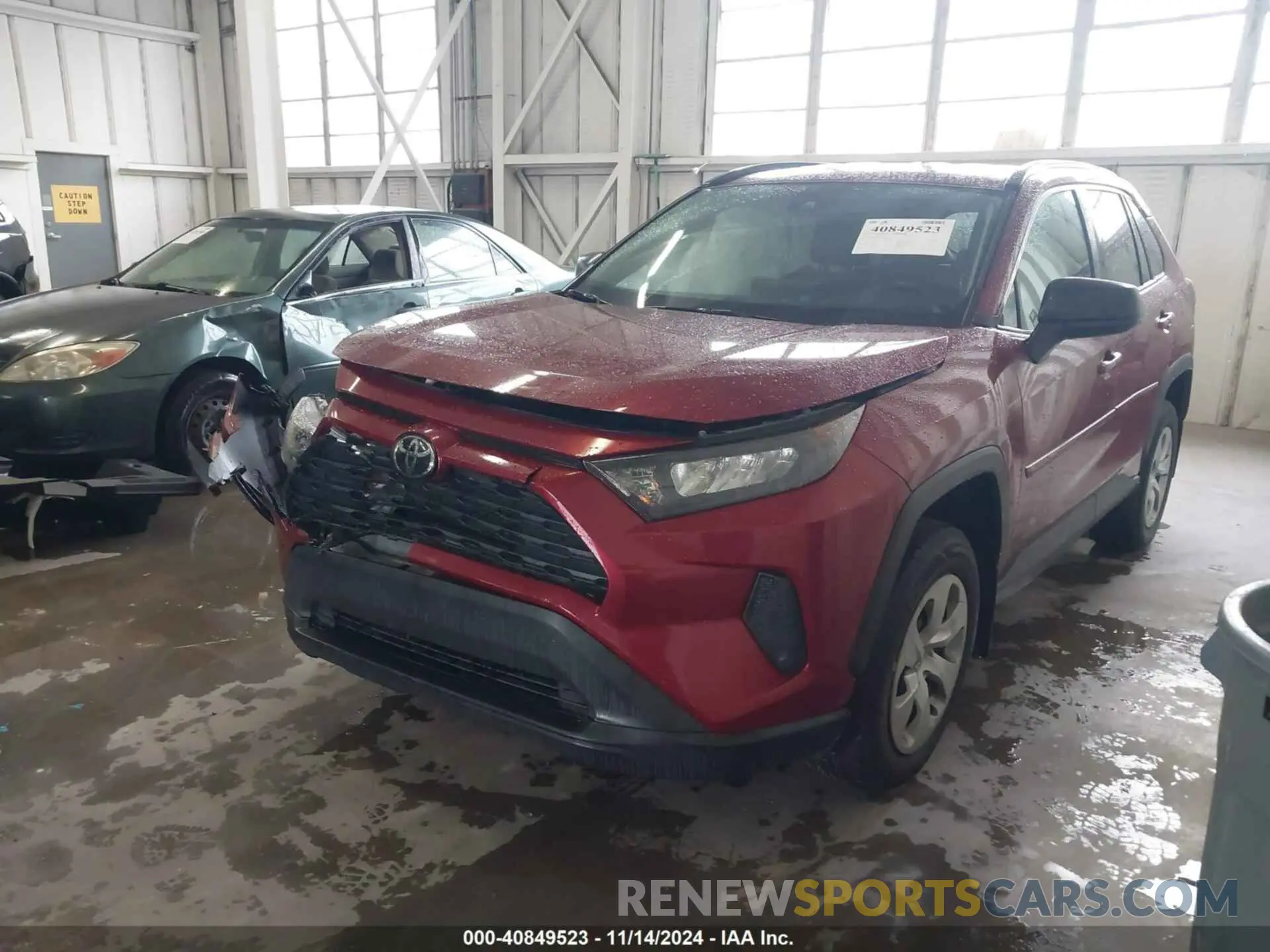 2 fotografías del automóvil dañado 2T3H1RFV6KW046955 TOYOTA RAV4 2019