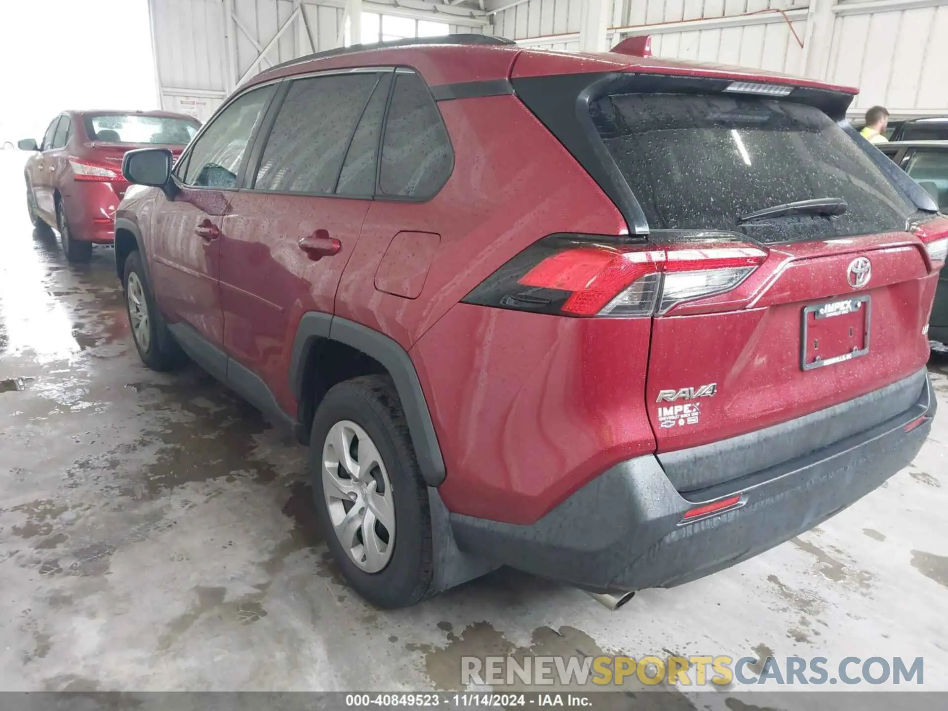 3 fotografías del automóvil dañado 2T3H1RFV6KW046955 TOYOTA RAV4 2019
