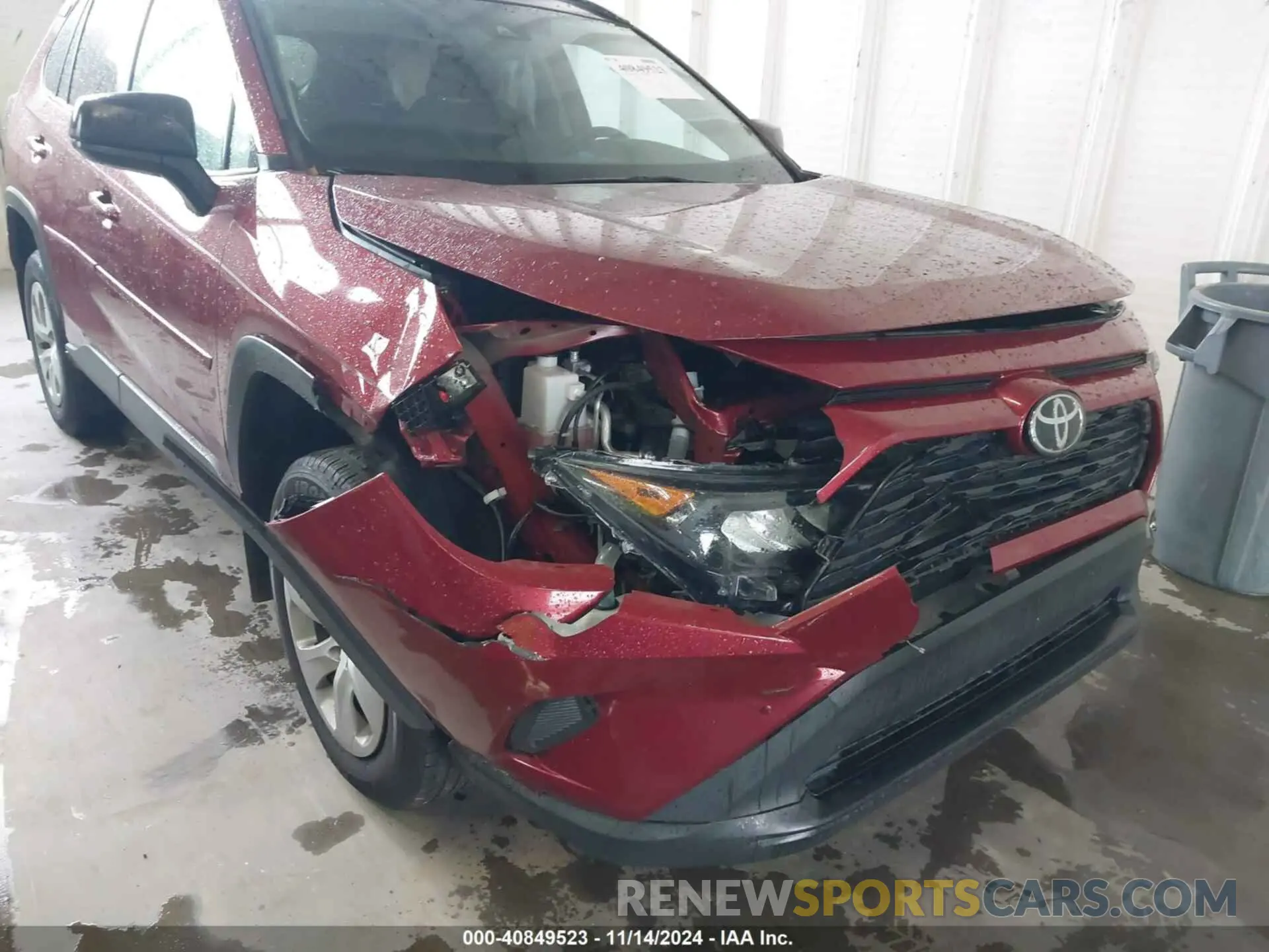 6 fotografías del automóvil dañado 2T3H1RFV6KW046955 TOYOTA RAV4 2019