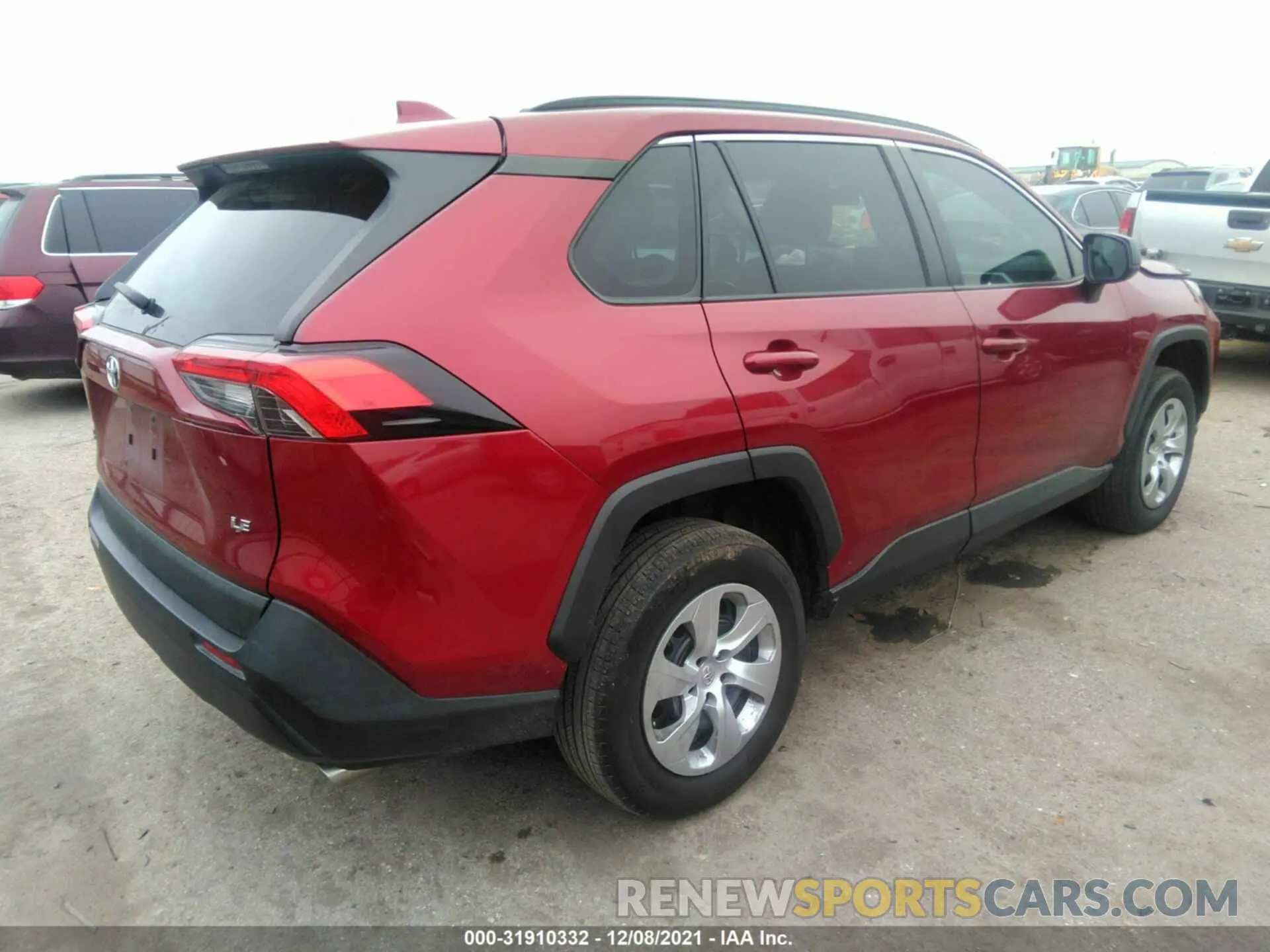 4 fotografías del automóvil dañado 2T3H1RFV6KW056742 TOYOTA RAV4 2019