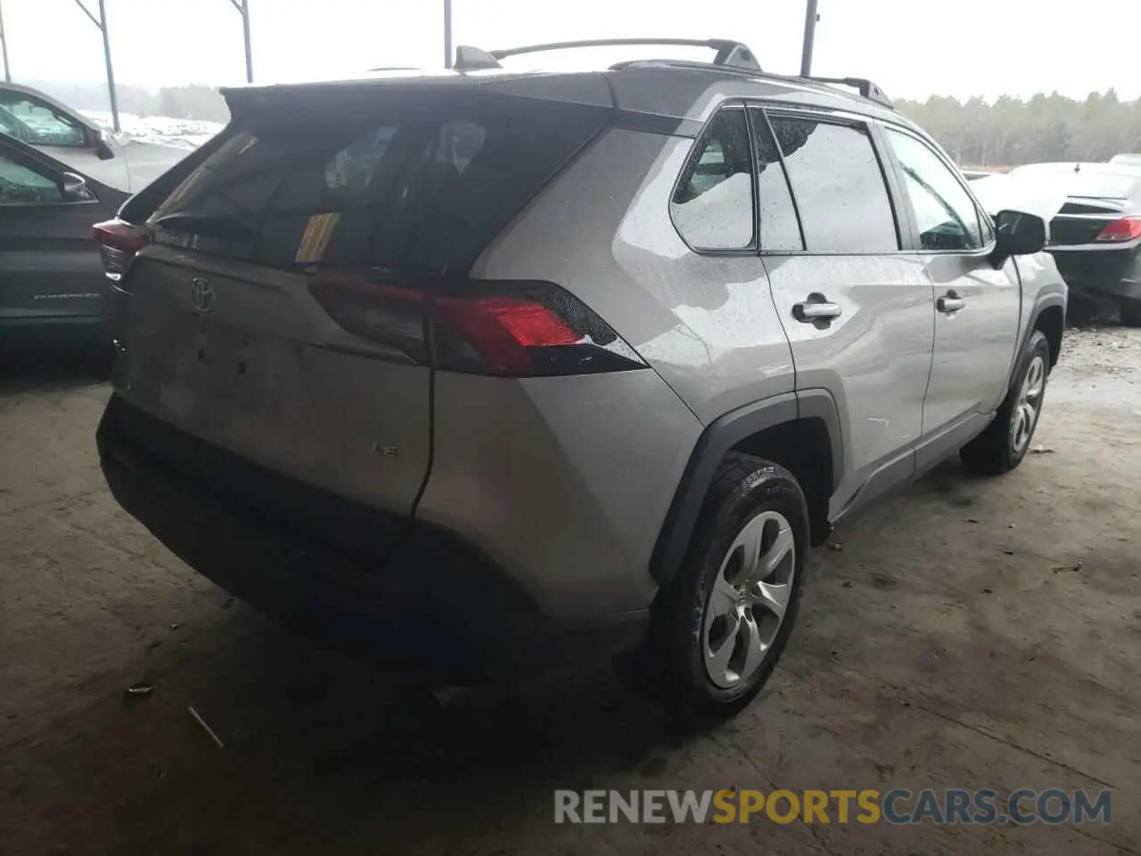 4 fotografías del automóvil dañado 2T3H1RFV7KC007485 TOYOTA RAV4 2019