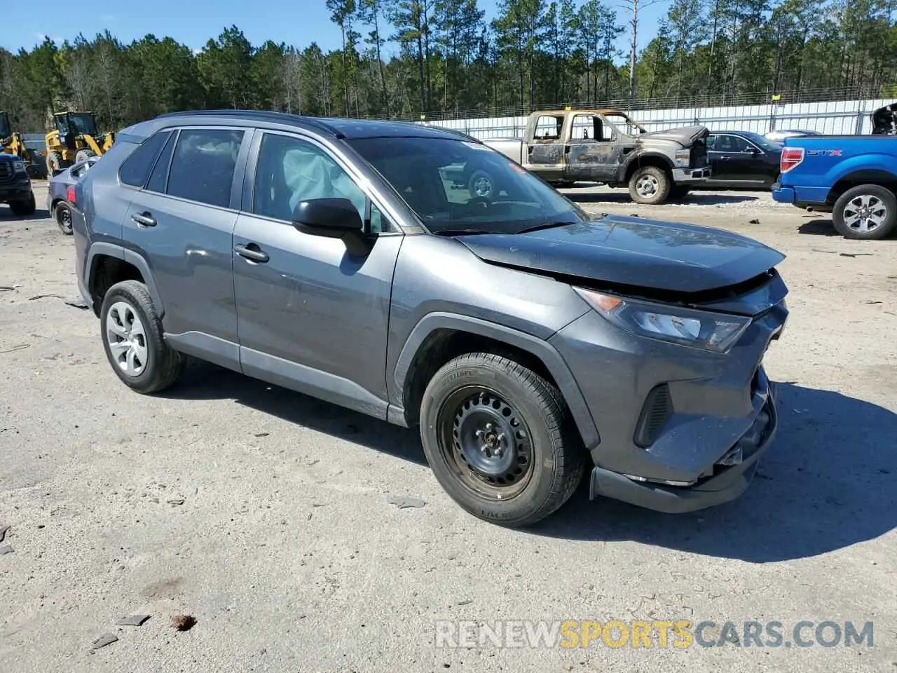 4 fotografías del automóvil dañado 2T3H1RFV7KC031933 TOYOTA RAV4 2019
