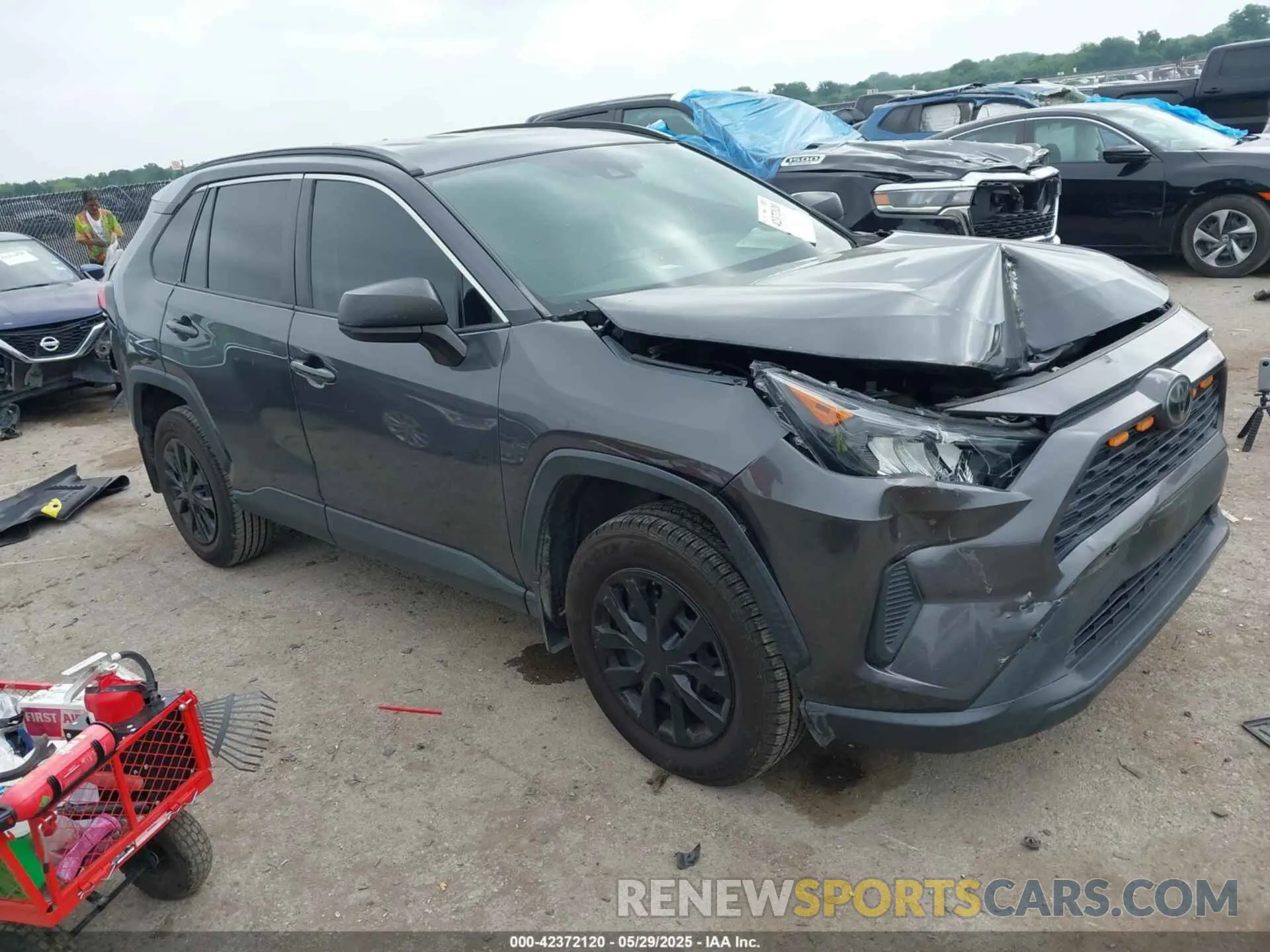 1 fotografías del automóvil dañado 2T3H1RFV7KW032434 TOYOTA RAV4 2019
