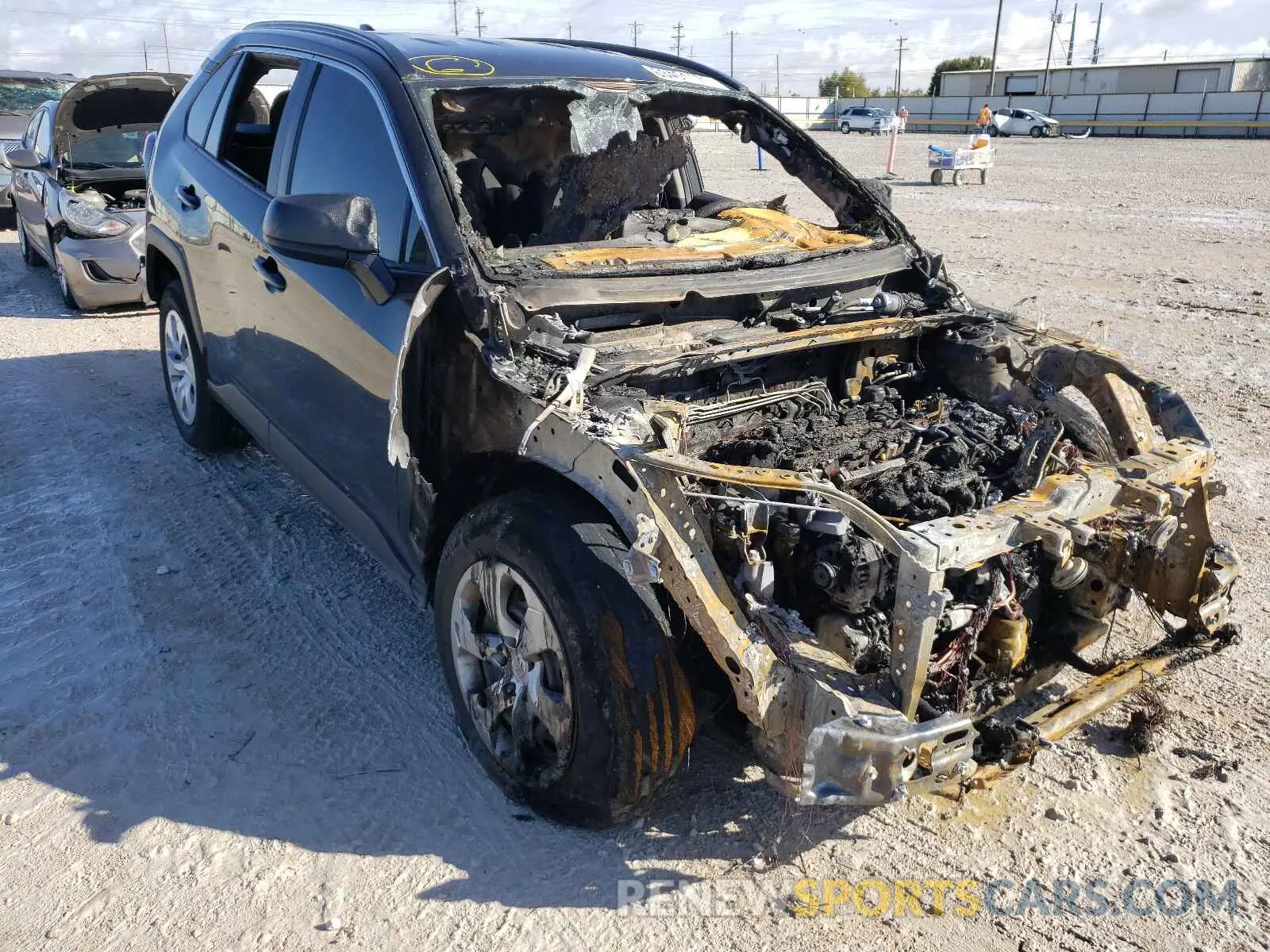1 fotografías del automóvil dañado 2T3H1RFV7KW036600 TOYOTA RAV4 2019