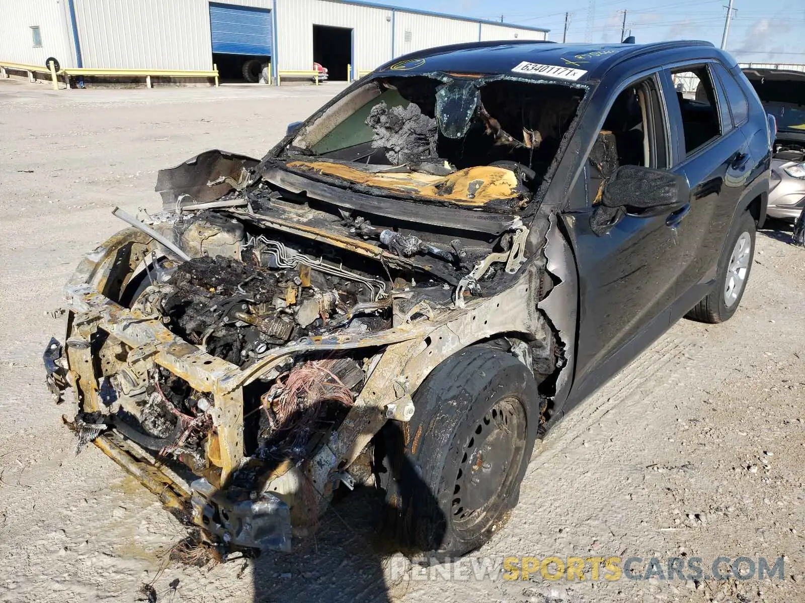 2 fotografías del automóvil dañado 2T3H1RFV7KW036600 TOYOTA RAV4 2019