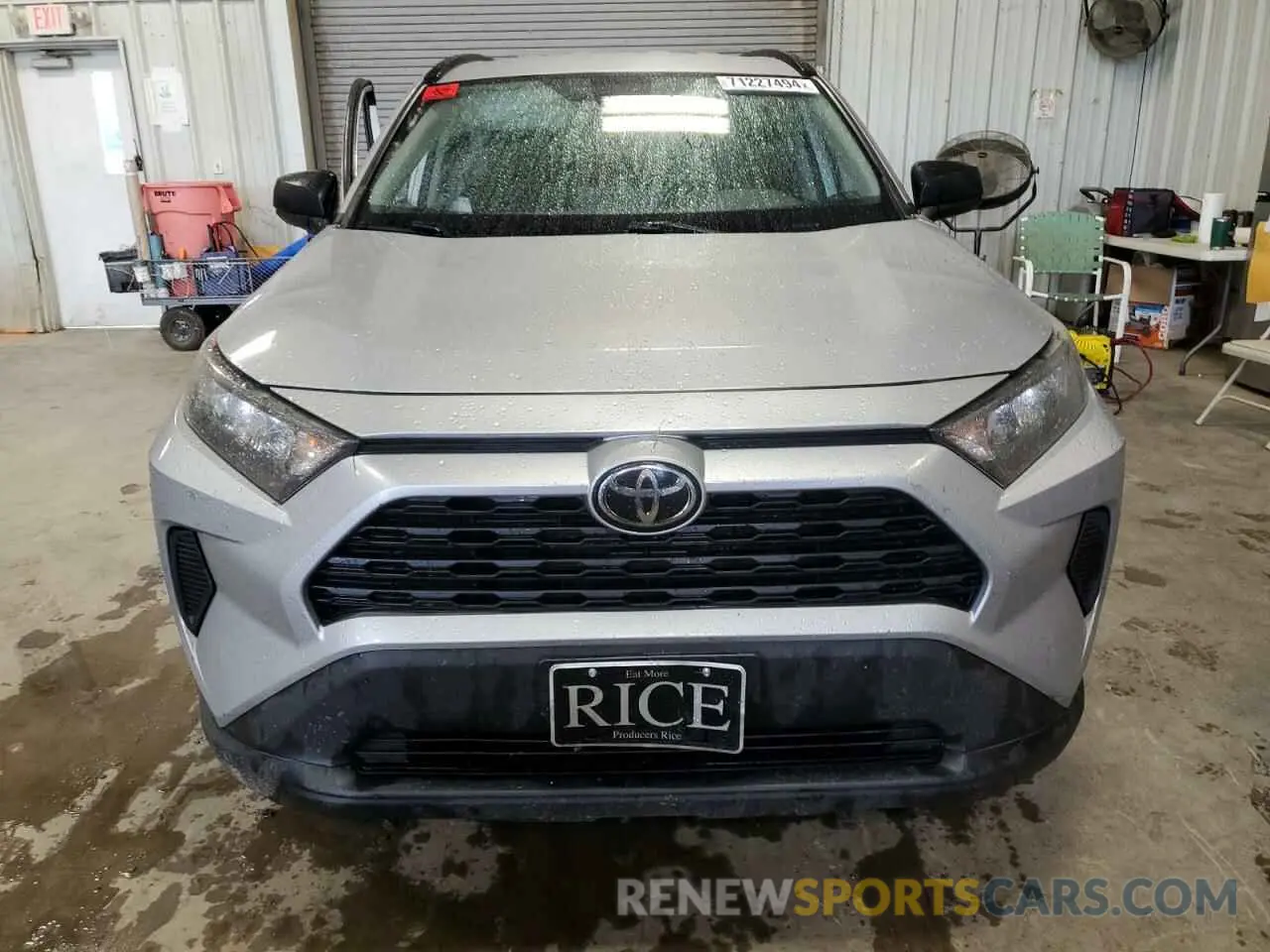 5 fotografías del automóvil dañado 2T3H1RFV7KW054174 TOYOTA RAV4 2019