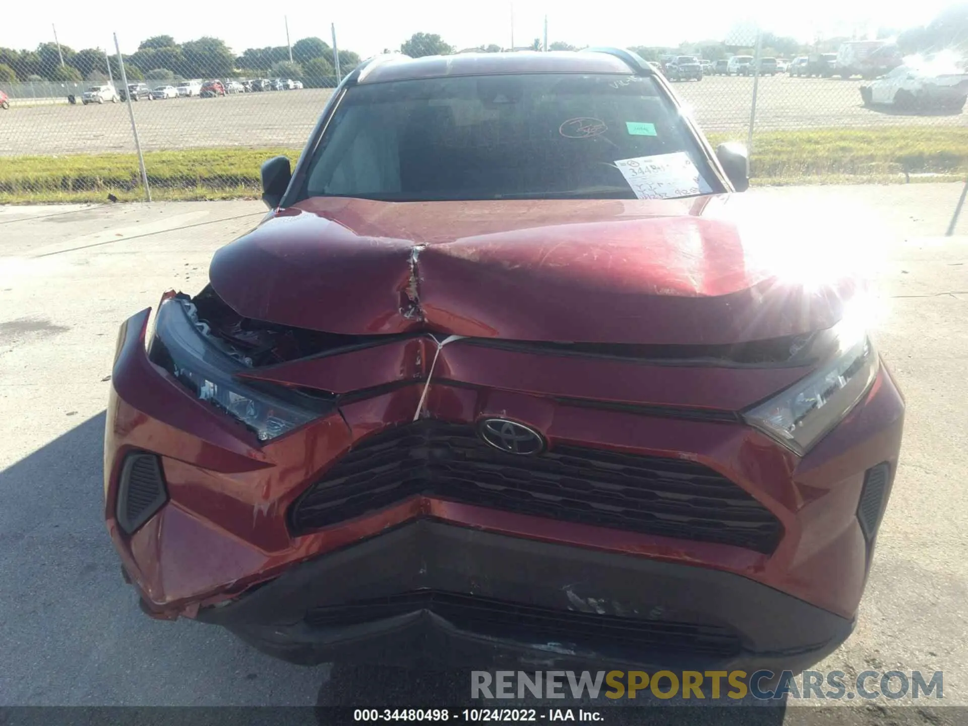 6 fotografías del automóvil dañado 2T3H1RFV7KW056751 TOYOTA RAV4 2019