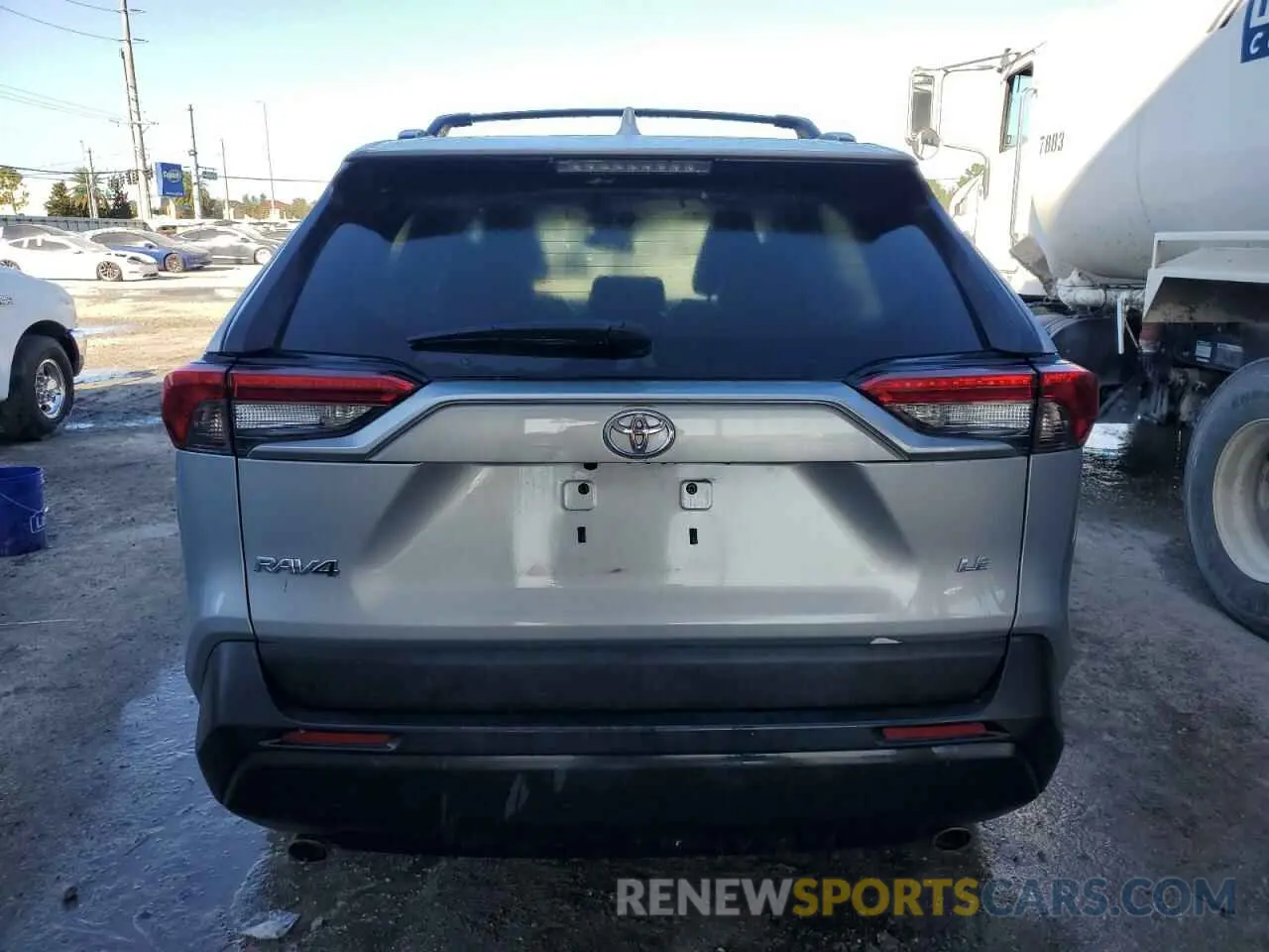 6 fotografías del automóvil dañado 2T3H1RFV7KW057544 TOYOTA RAV4 2019