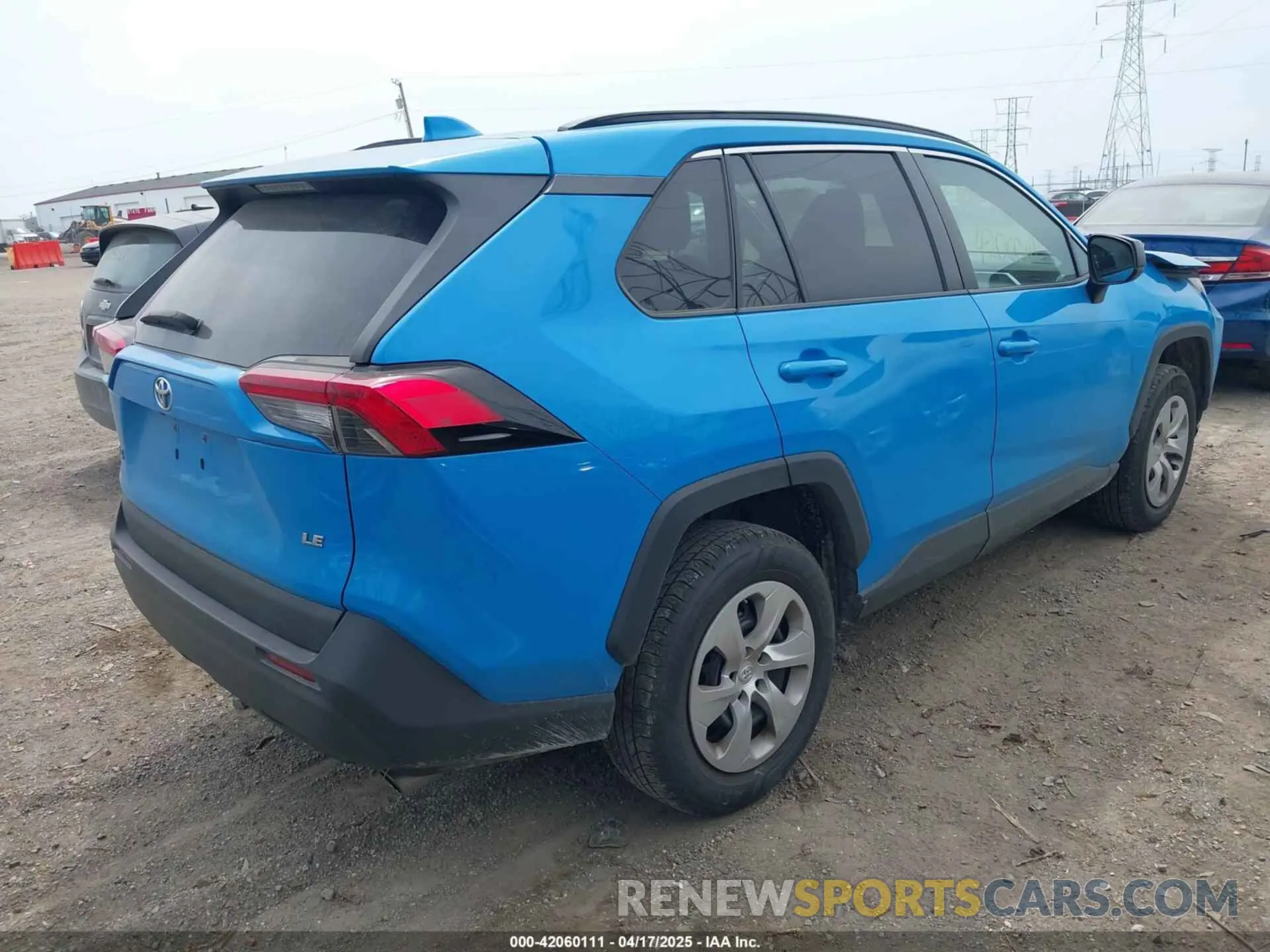 4 fotografías del automóvil dañado 2T3H1RFV8KW002939 TOYOTA RAV4 2019