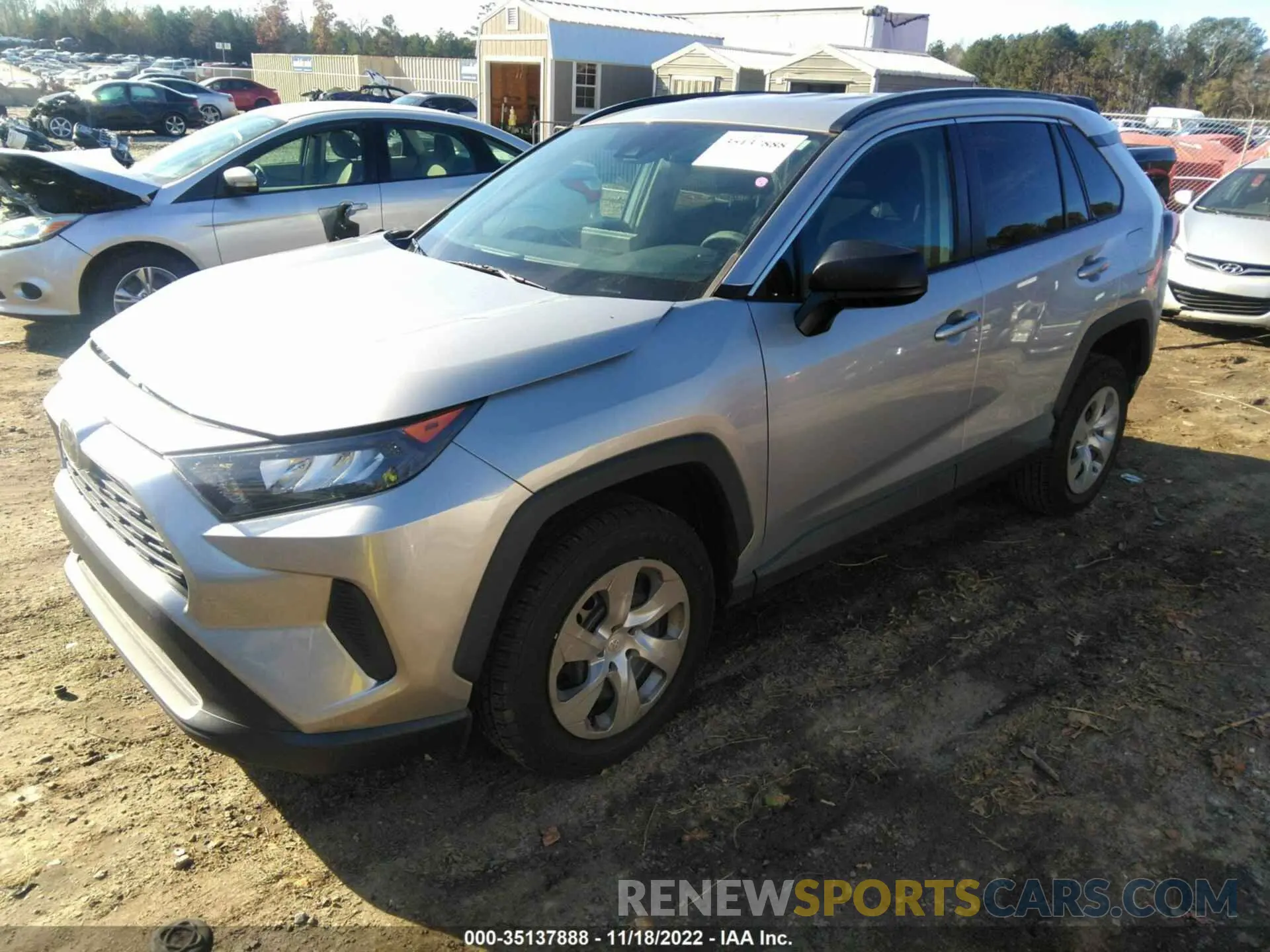 2 fotografías del automóvil dañado 2T3H1RFV8KW023211 TOYOTA RAV4 2019