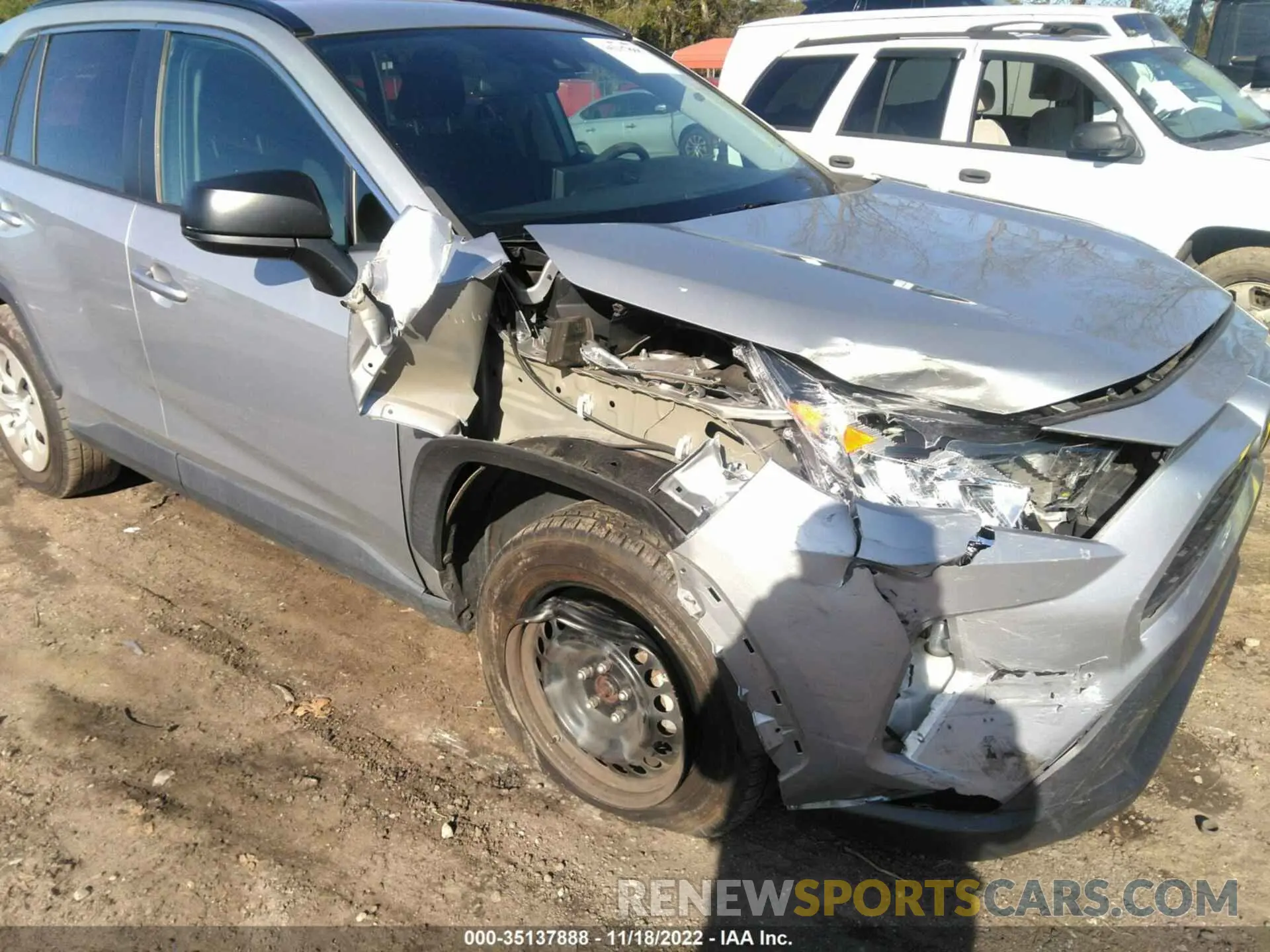 6 fotografías del automóvil dañado 2T3H1RFV8KW023211 TOYOTA RAV4 2019