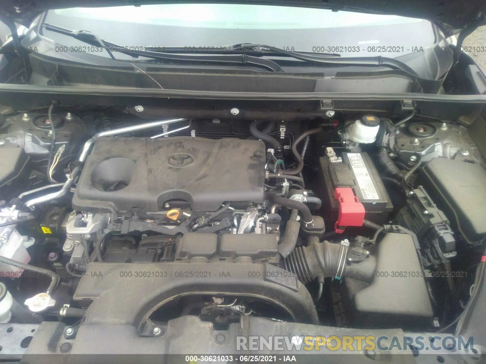 10 fotografías del automóvil dañado 2T3H1RFV8KW034015 TOYOTA RAV4 2019