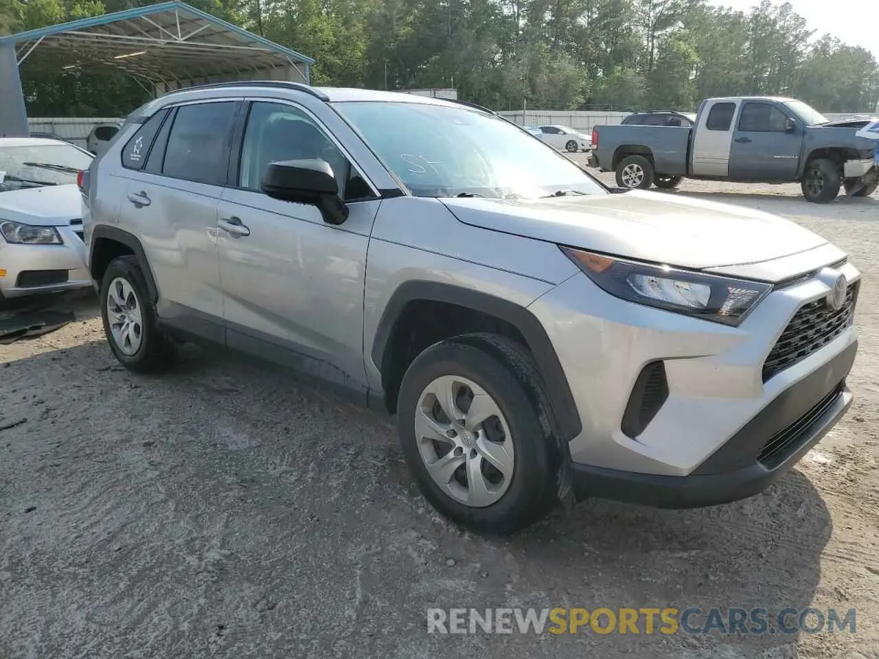 4 fotografías del automóvil dañado 2T3H1RFV8KW045838 TOYOTA RAV4 2019