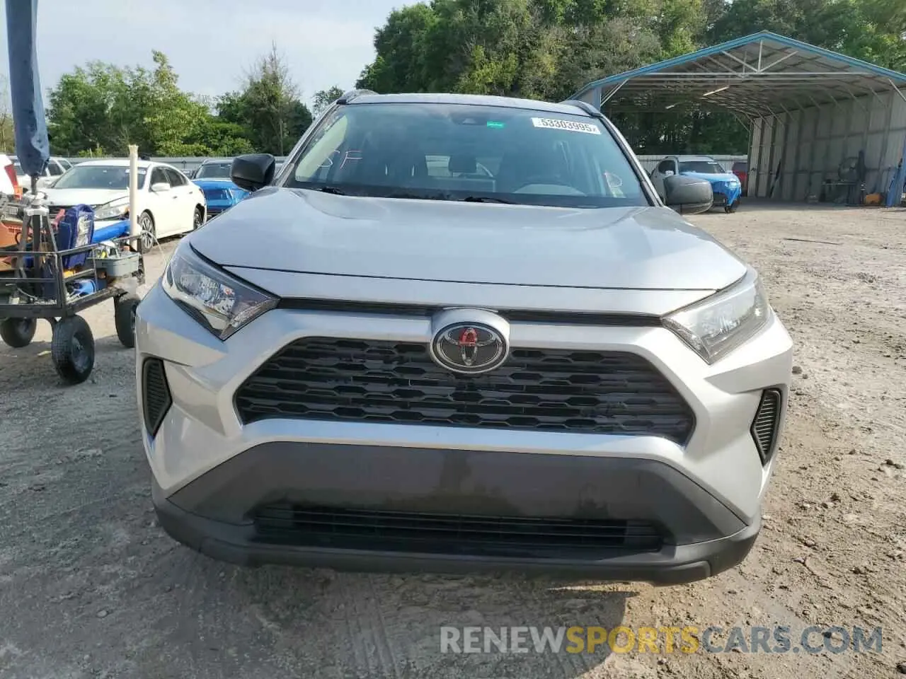 5 fotografías del automóvil dañado 2T3H1RFV8KW045838 TOYOTA RAV4 2019