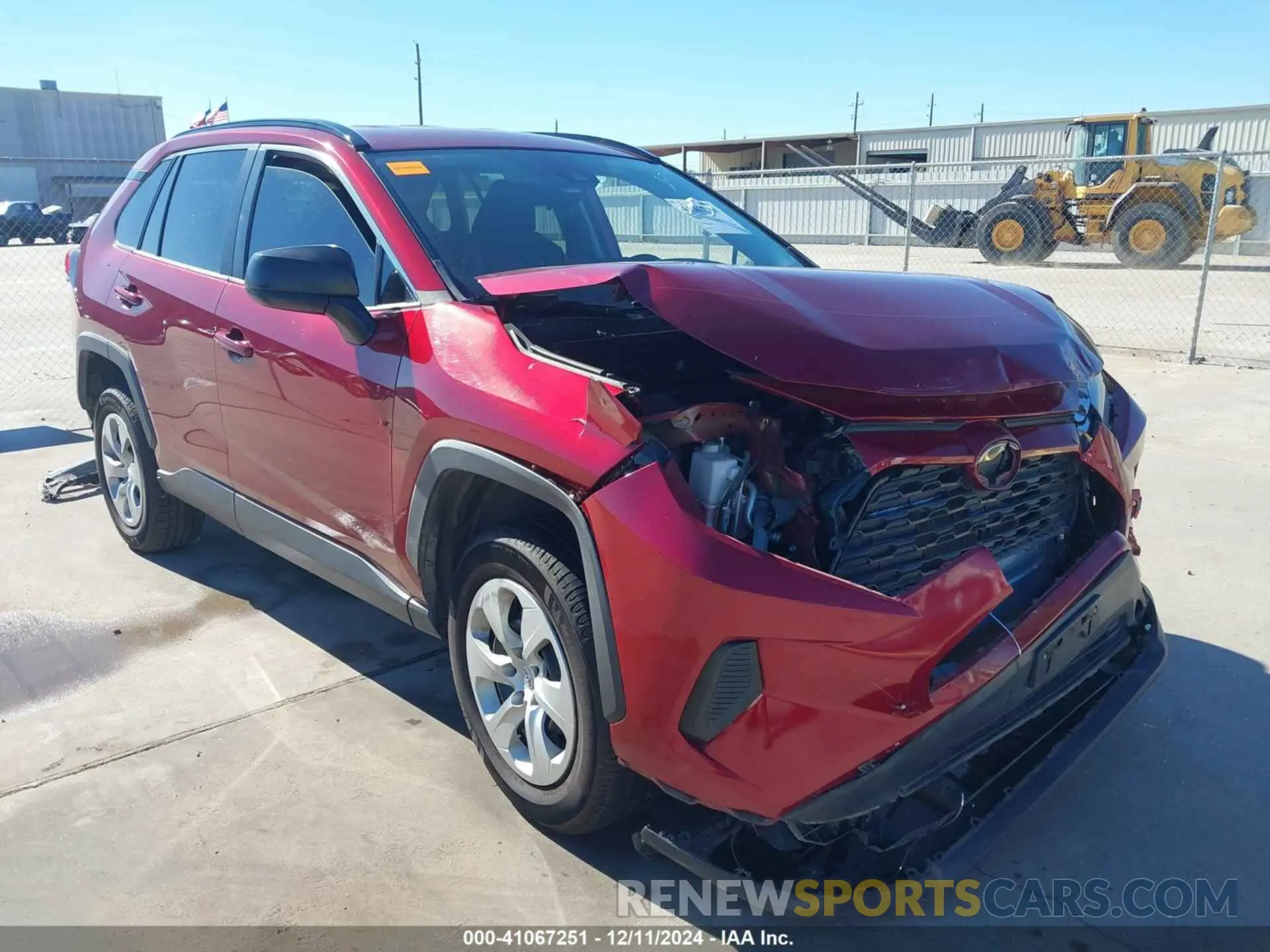 1 fotografías del automóvil dañado 2T3H1RFV8KW048836 TOYOTA RAV4 2019