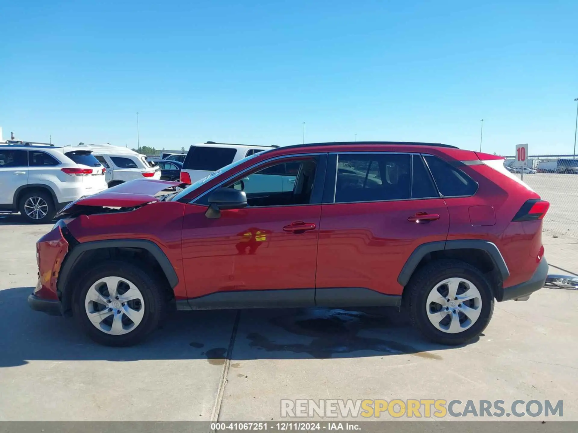 14 fotografías del automóvil dañado 2T3H1RFV8KW048836 TOYOTA RAV4 2019