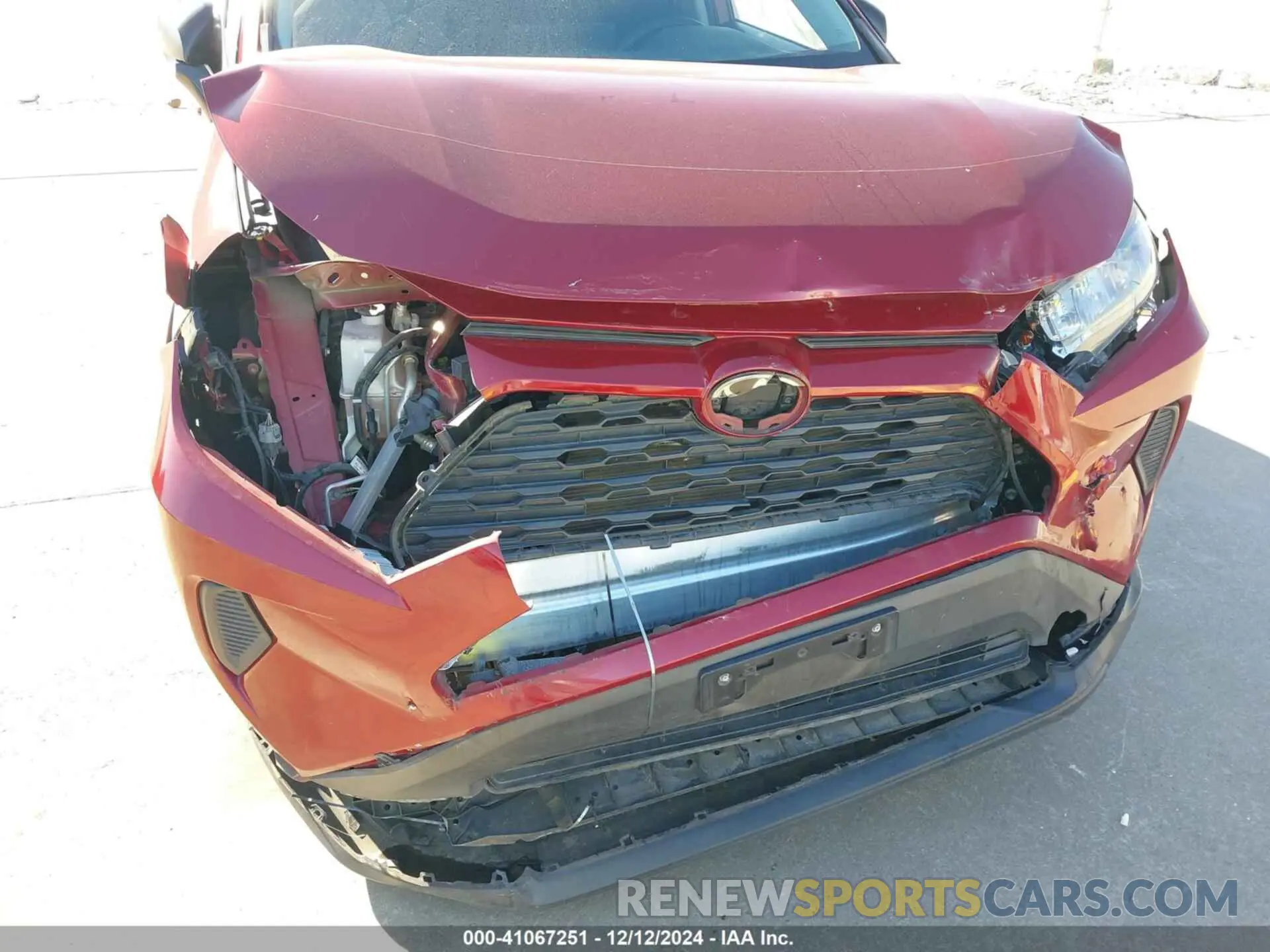 6 fotografías del automóvil dañado 2T3H1RFV8KW048836 TOYOTA RAV4 2019