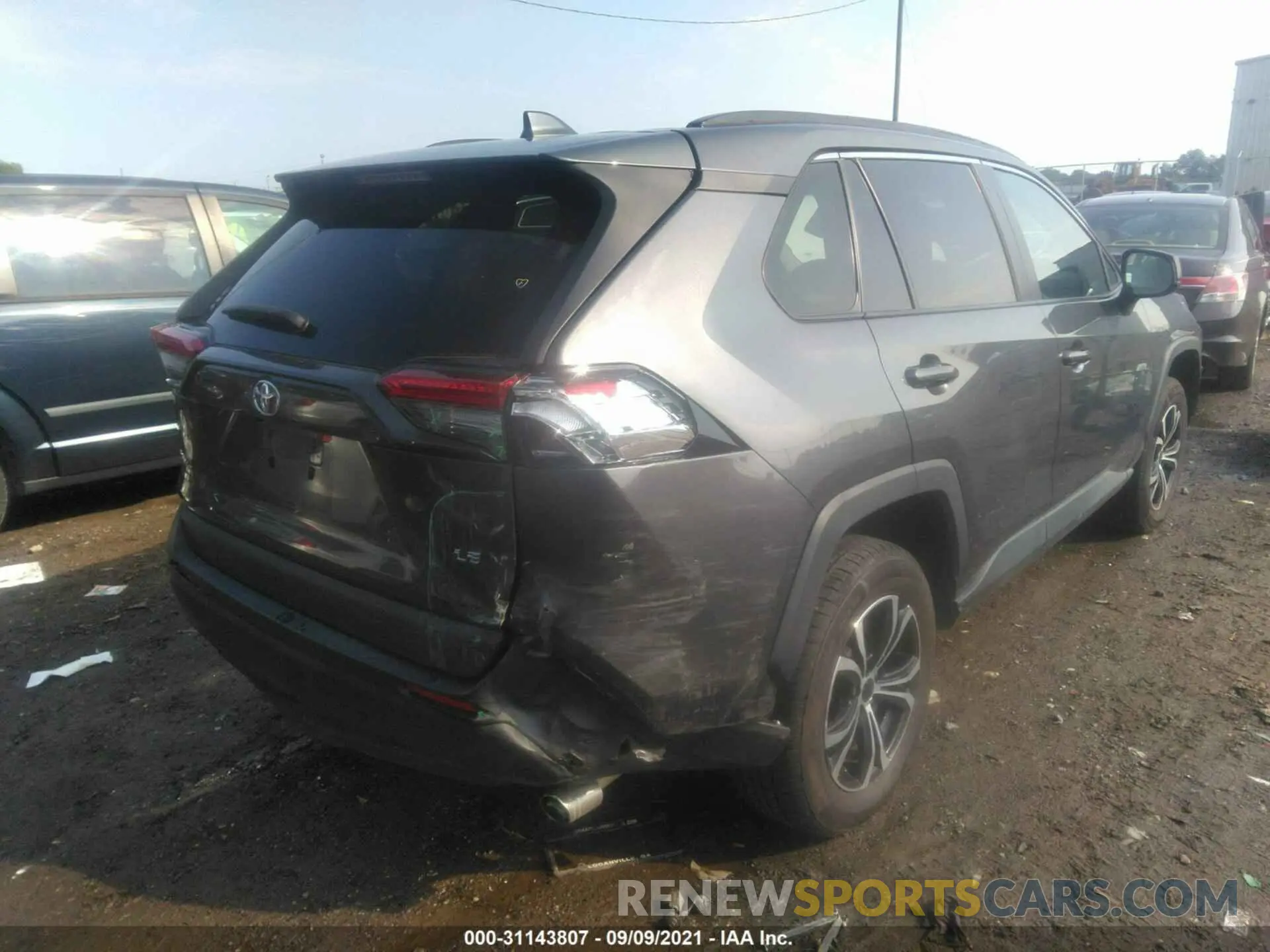 6 fotografías del automóvil dañado 2T3H1RFV9KW030880 TOYOTA RAV4 2019