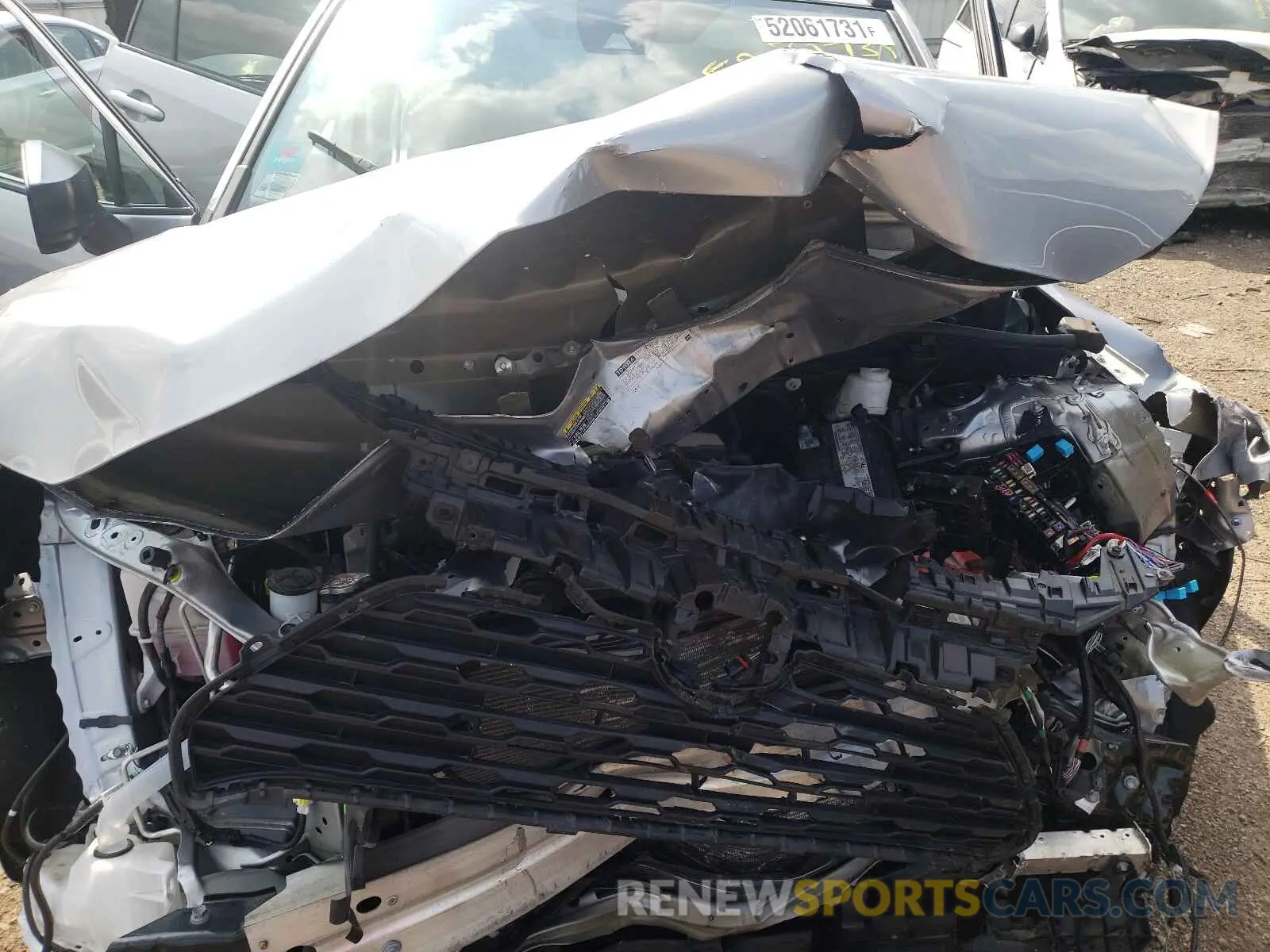 7 fotografías del automóvil dañado 2T3H1RFV9KW051261 TOYOTA RAV4 2019