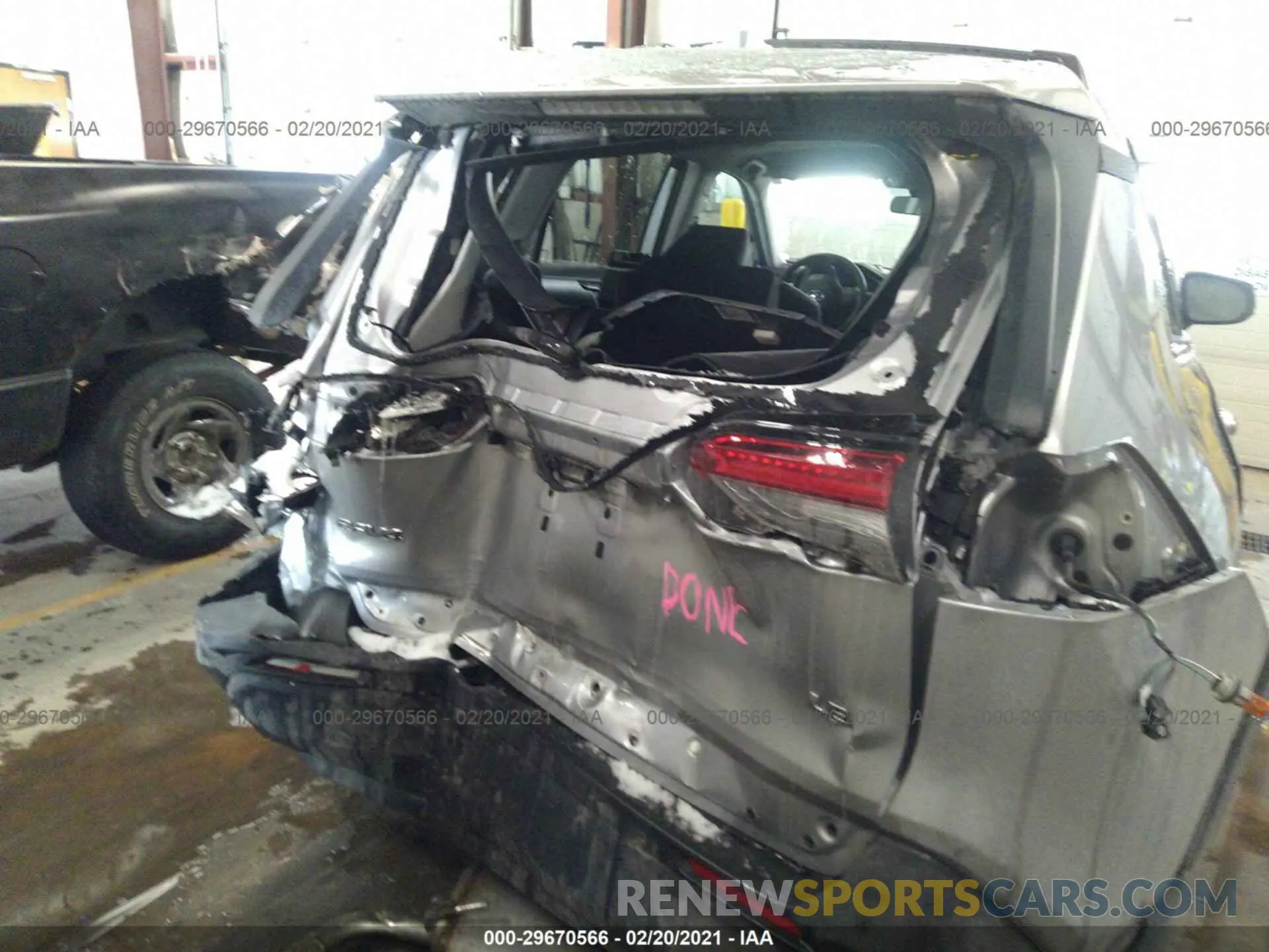 6 fotografías del automóvil dañado 2T3H1RFVXKC022482 TOYOTA RAV4 2019