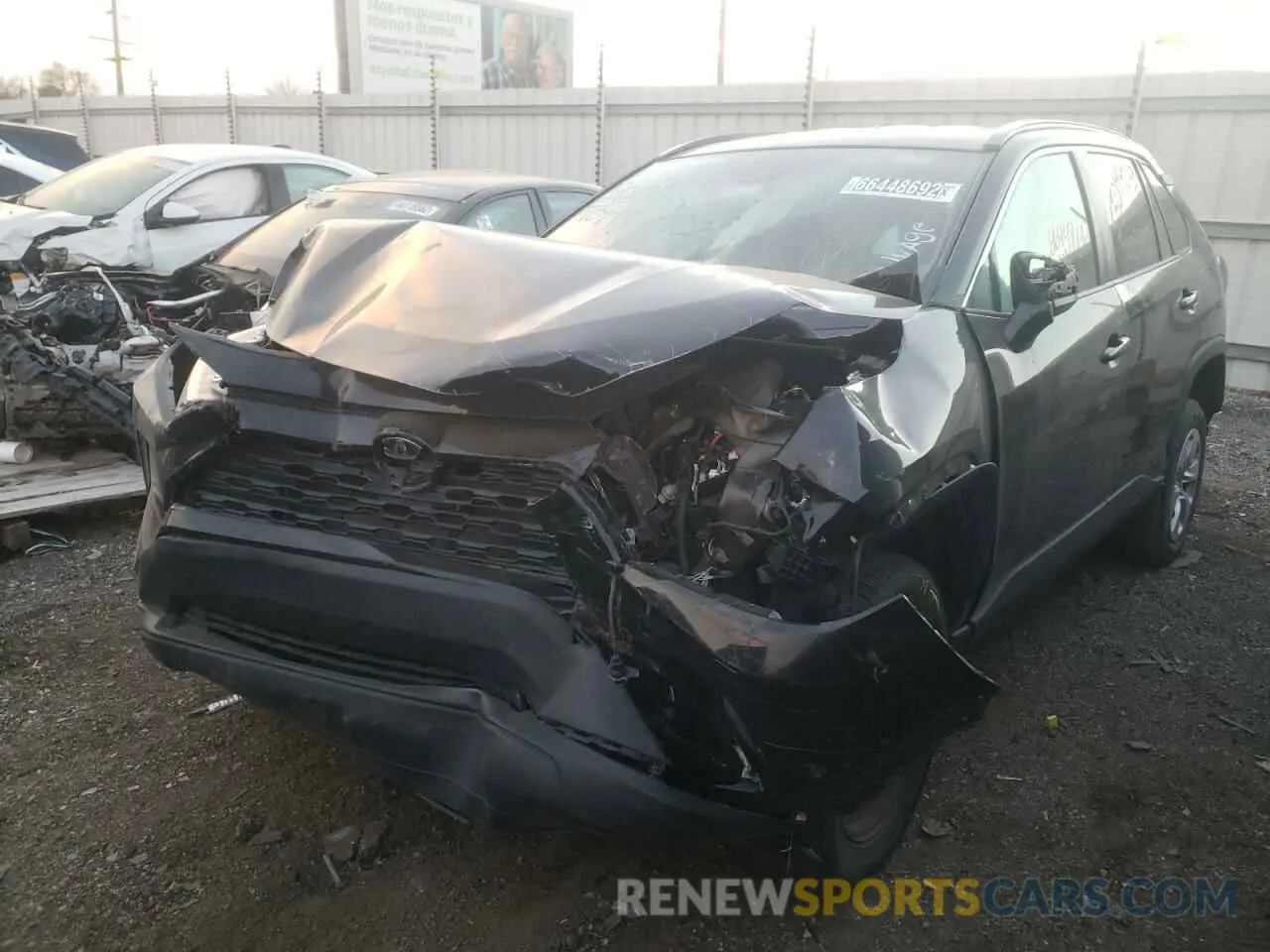 1 fotografías del automóvil dañado 2T3H1RFVXKW013201 TOYOTA RAV4 2019