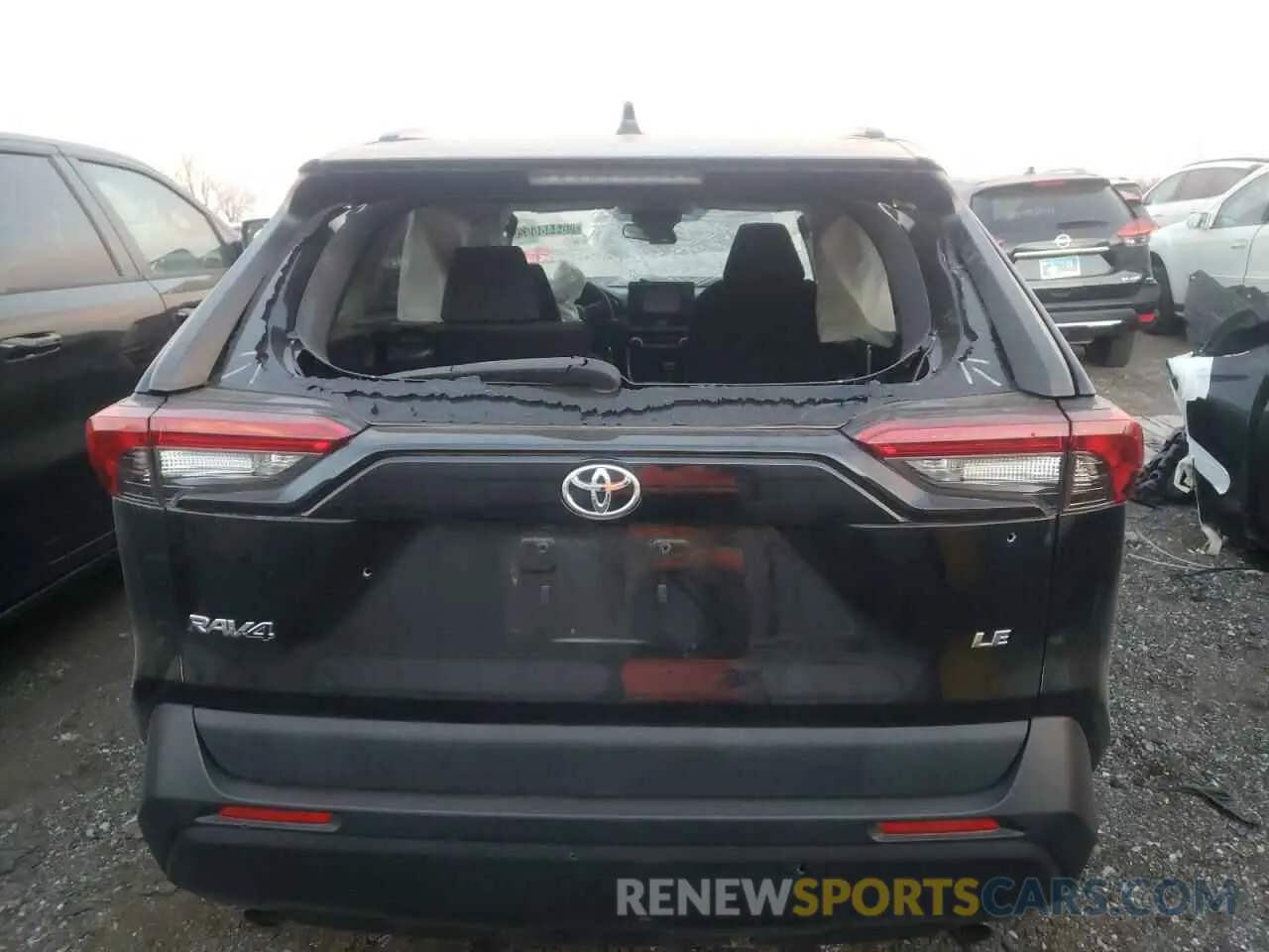 6 fotografías del automóvil dañado 2T3H1RFVXKW013201 TOYOTA RAV4 2019