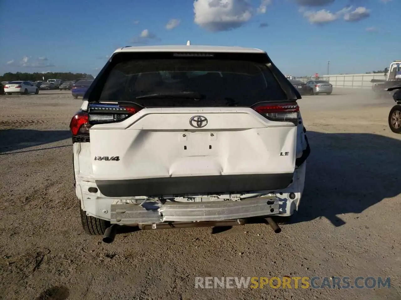 6 fotografías del automóvil dañado 2T3H1RFVXKW020732 TOYOTA RAV4 2019