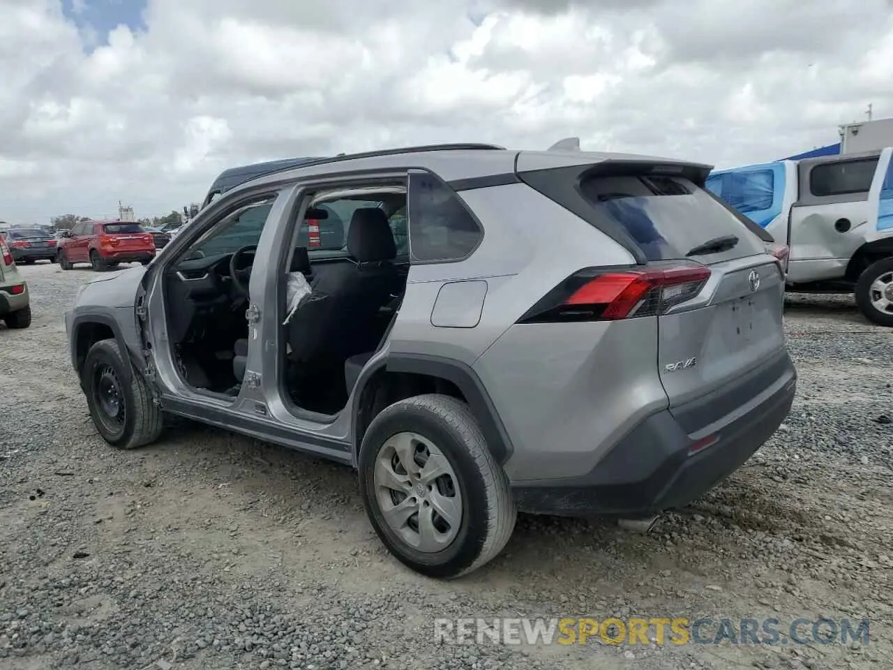 2 fotografías del automóvil dañado 2T3H1RFVXKW041886 TOYOTA RAV4 2019
