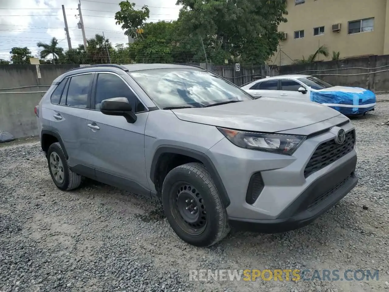 4 fotografías del automóvil dañado 2T3H1RFVXKW041886 TOYOTA RAV4 2019