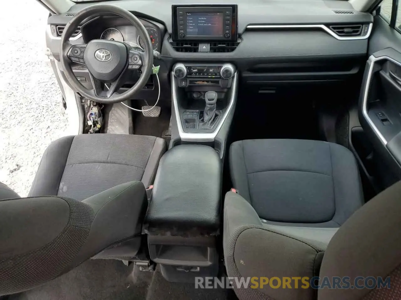 8 fotografías del automóvil dañado 2T3H1RFVXKW041886 TOYOTA RAV4 2019
