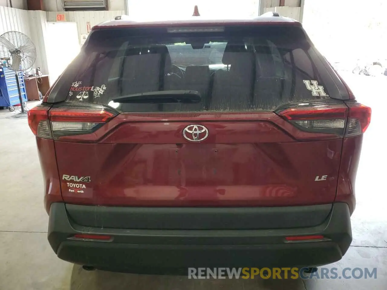 6 fotografías del automóvil dañado 2T3H1RFVXKW047378 TOYOTA RAV4 2019
