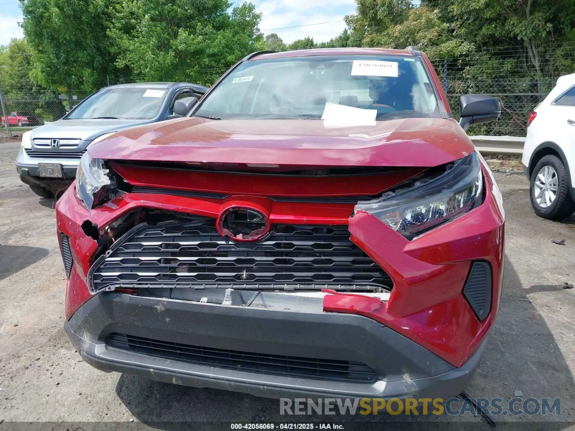 12 fotografías del automóvil dañado 2T3H1RFVXKW051091 TOYOTA RAV4 2019